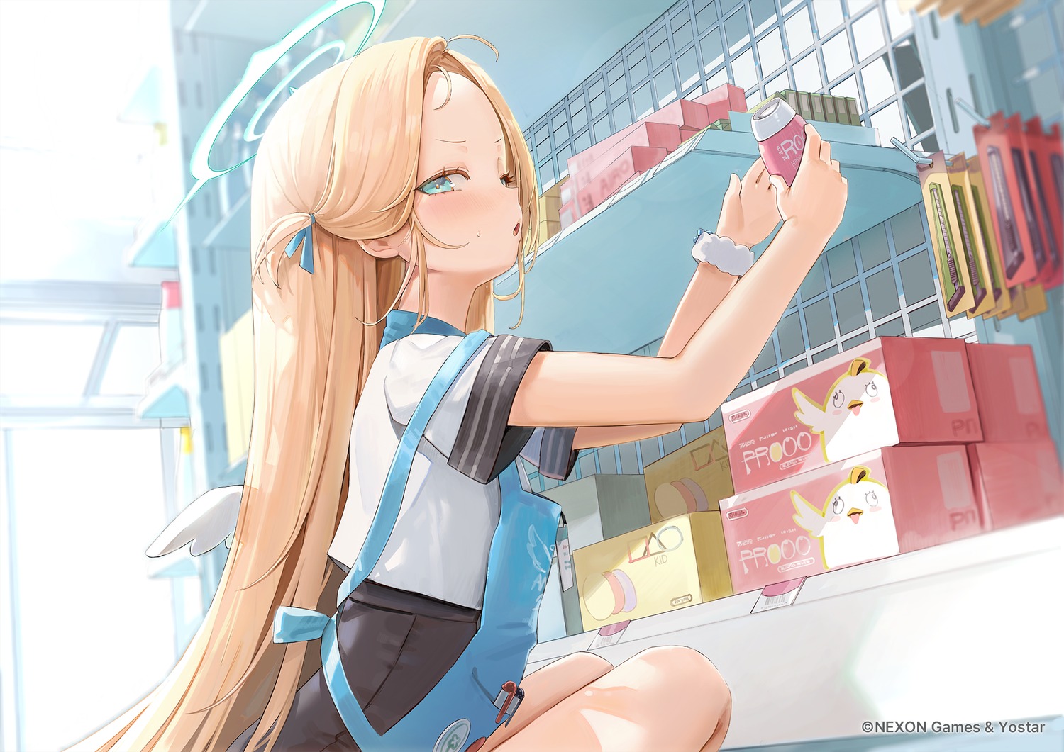 angel, blue_archive, freng, sora_(blue_archive), uniform, wings