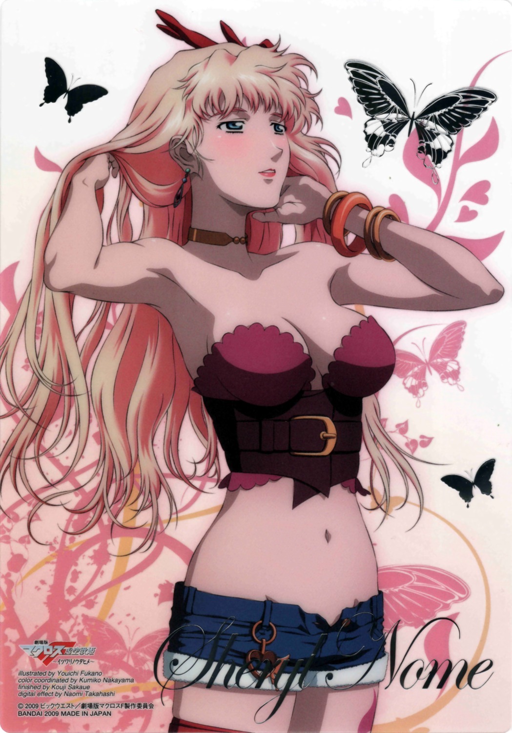 cleavage, fukano_youichi, macross, macross_frontier, sheryl_nome
