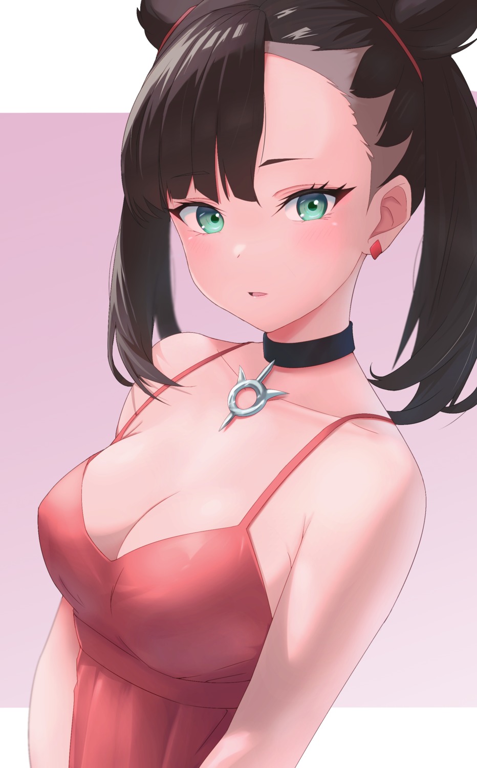 dress, mary_(pokemon), no_bra, pokemon, pokemon_swsh, ryokuchabushi