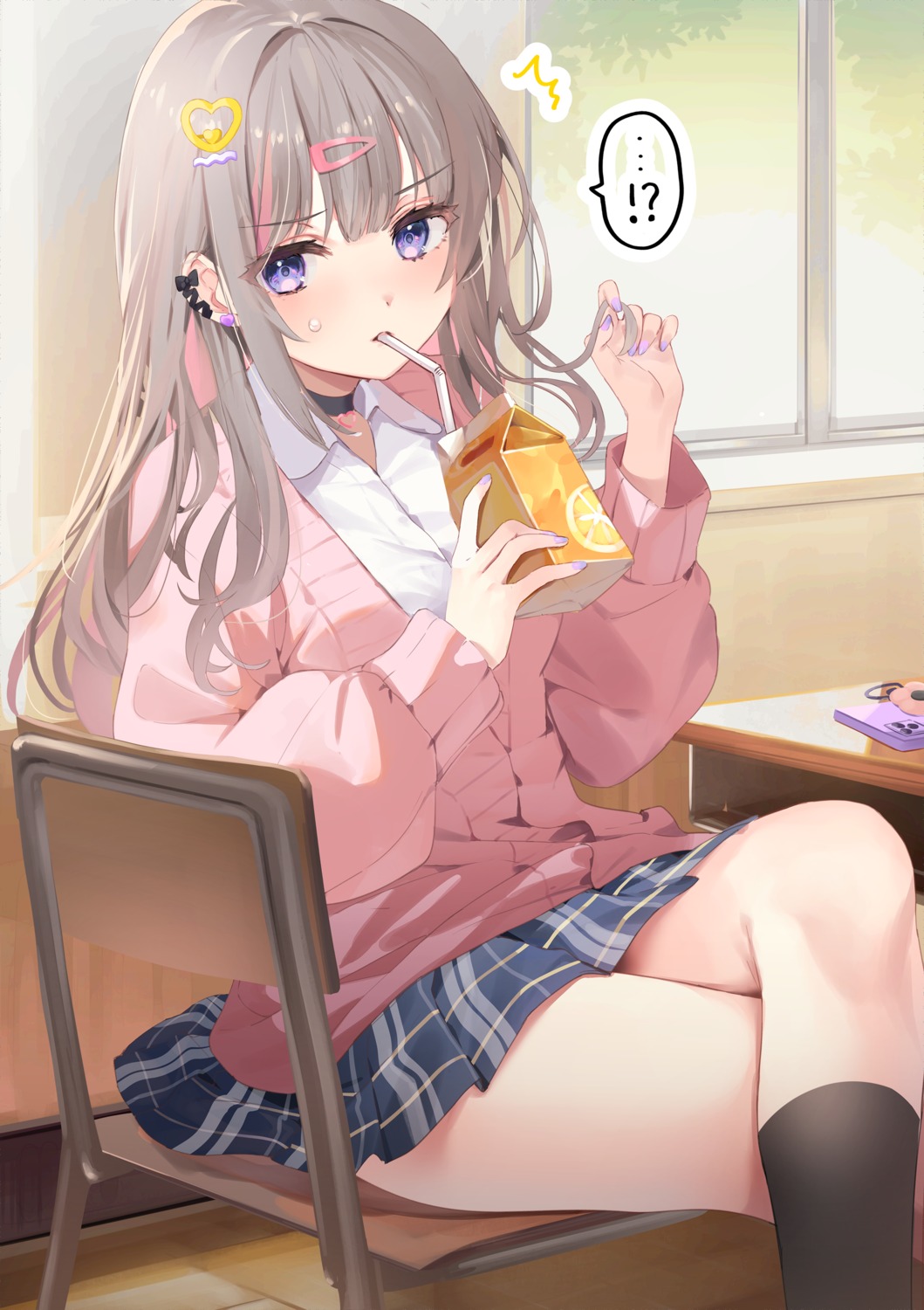 chiro_(norishiro_michiro), seifuku, sweater
