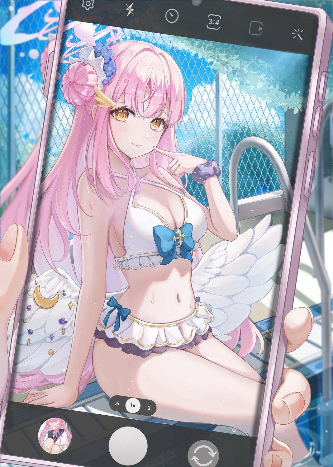 angel, bikini, blue_archive, misono_mika, prana_(prana12), swimsuits, wings