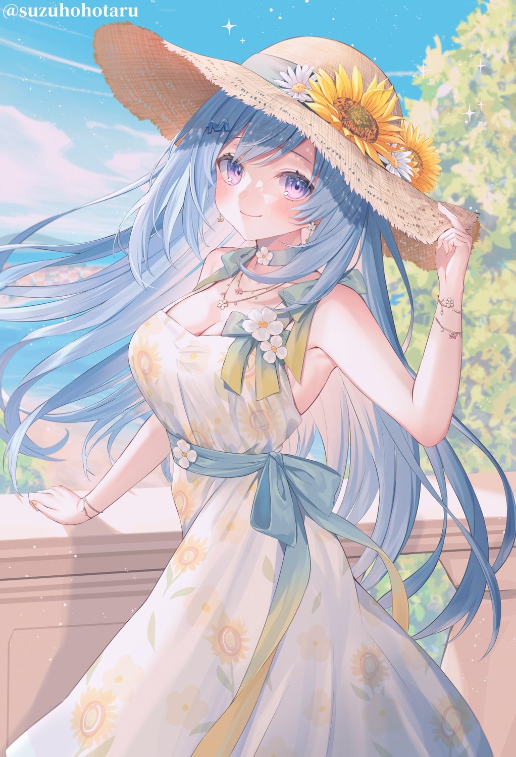 dress, emori_miku, emori_miku_project, summer_dress, suzuho_hotaru