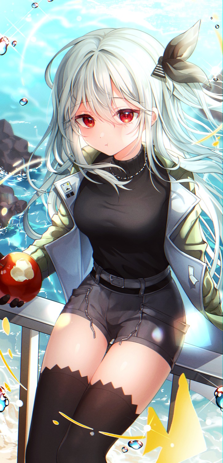 arknights, liretta, skadi_(arknights), thighhighs