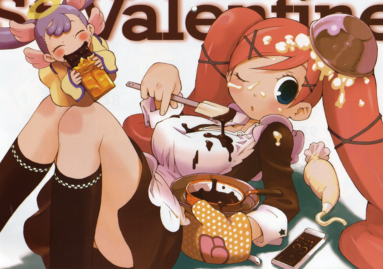 akai_maho, angel, cream, doki_doki_majo_shinpan, lulu_(doki_doki_majo_shinpan), tagro