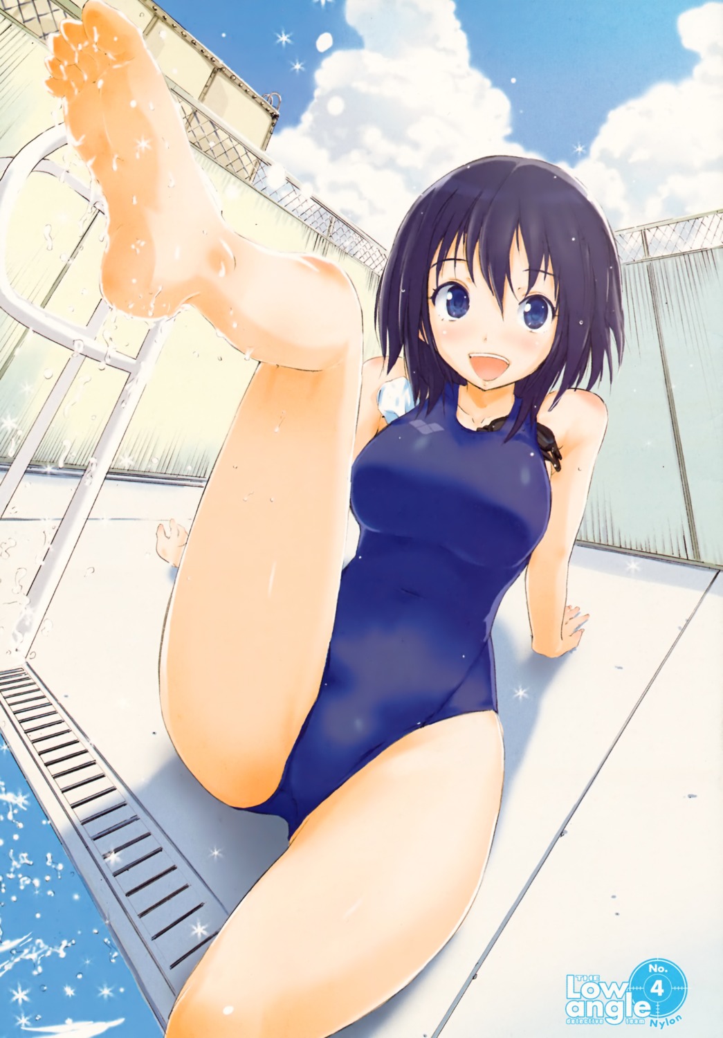 feet, frogman, izumi_haruka, nylon, swimsuits, wet