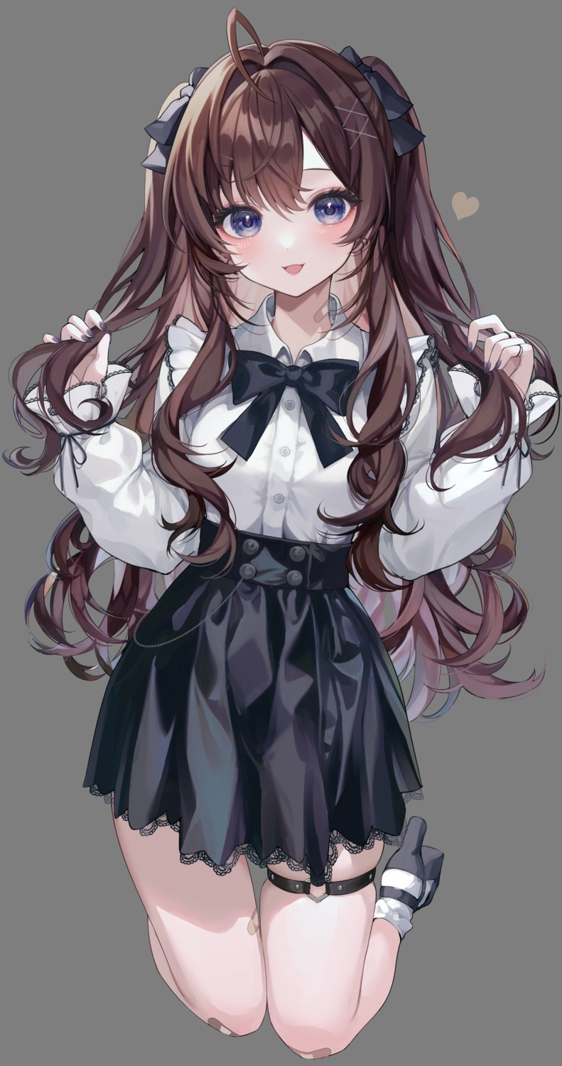 bandaid, garter, heels, ichinose_shiki, kudou_eru, the_idolm@ster, the_idolm@ster_cinderella_girls, transparent_png