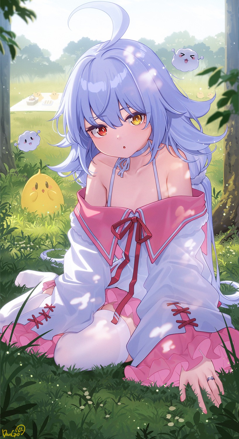 azur_lane, dango_remi, dress, heterochromia, manjuu_(azur_lane), nicholas_(azur_lane), thighhighs