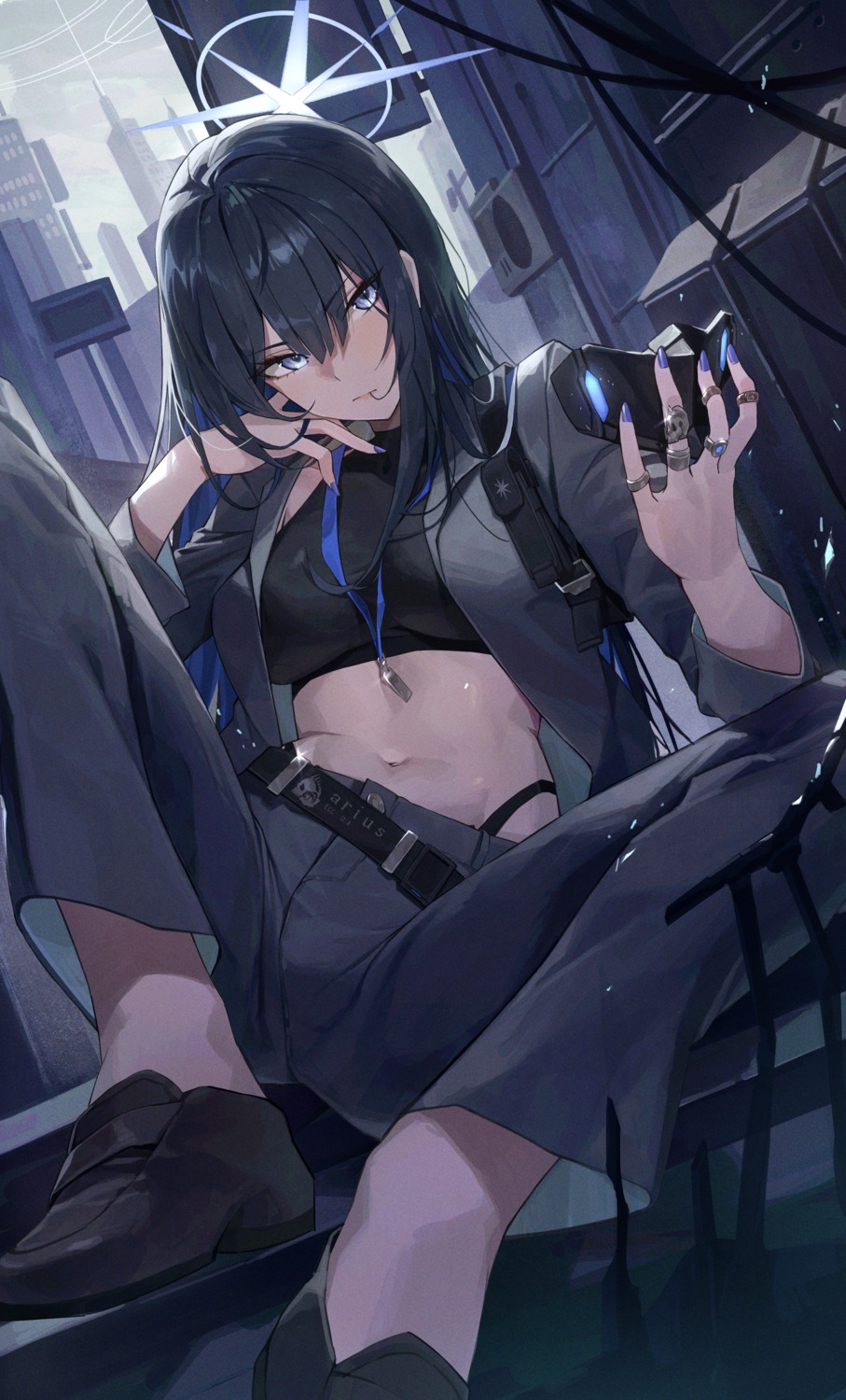 blue_archive, halo, joumae_saori, netural