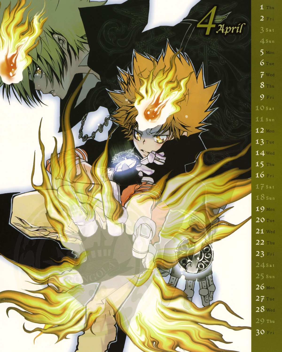 amano_akira, calendar, giotto, katekyo_hitman_reborn!, male, sawada_tsunayoshi