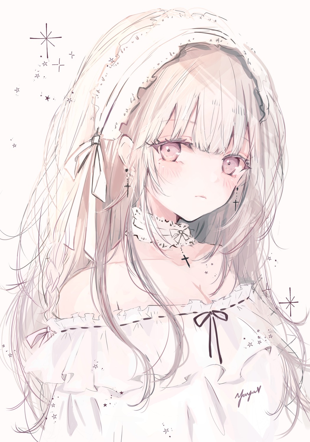 sketch, yuyu_(shitake110)