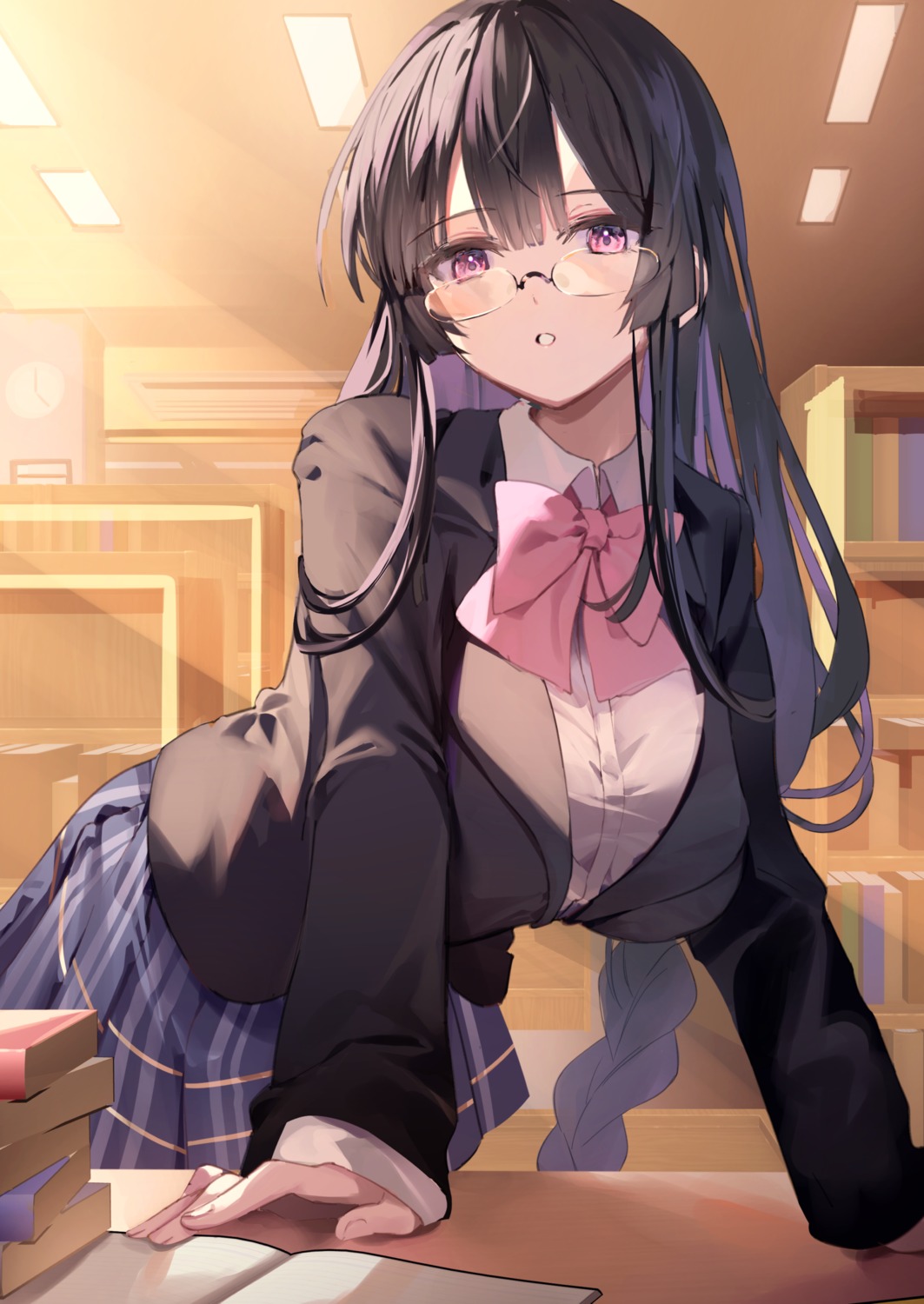 chiro_(norishiro_michiro), megane, seifuku