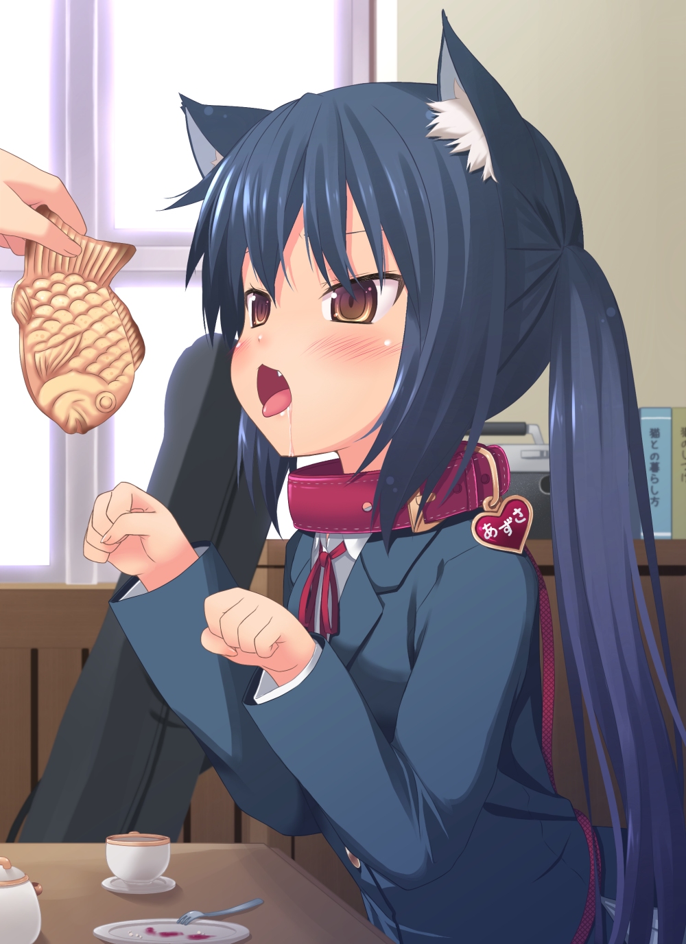 amamiya_minato, animal_ears, k-on!, nakano_azusa, nekomimi, seifuku