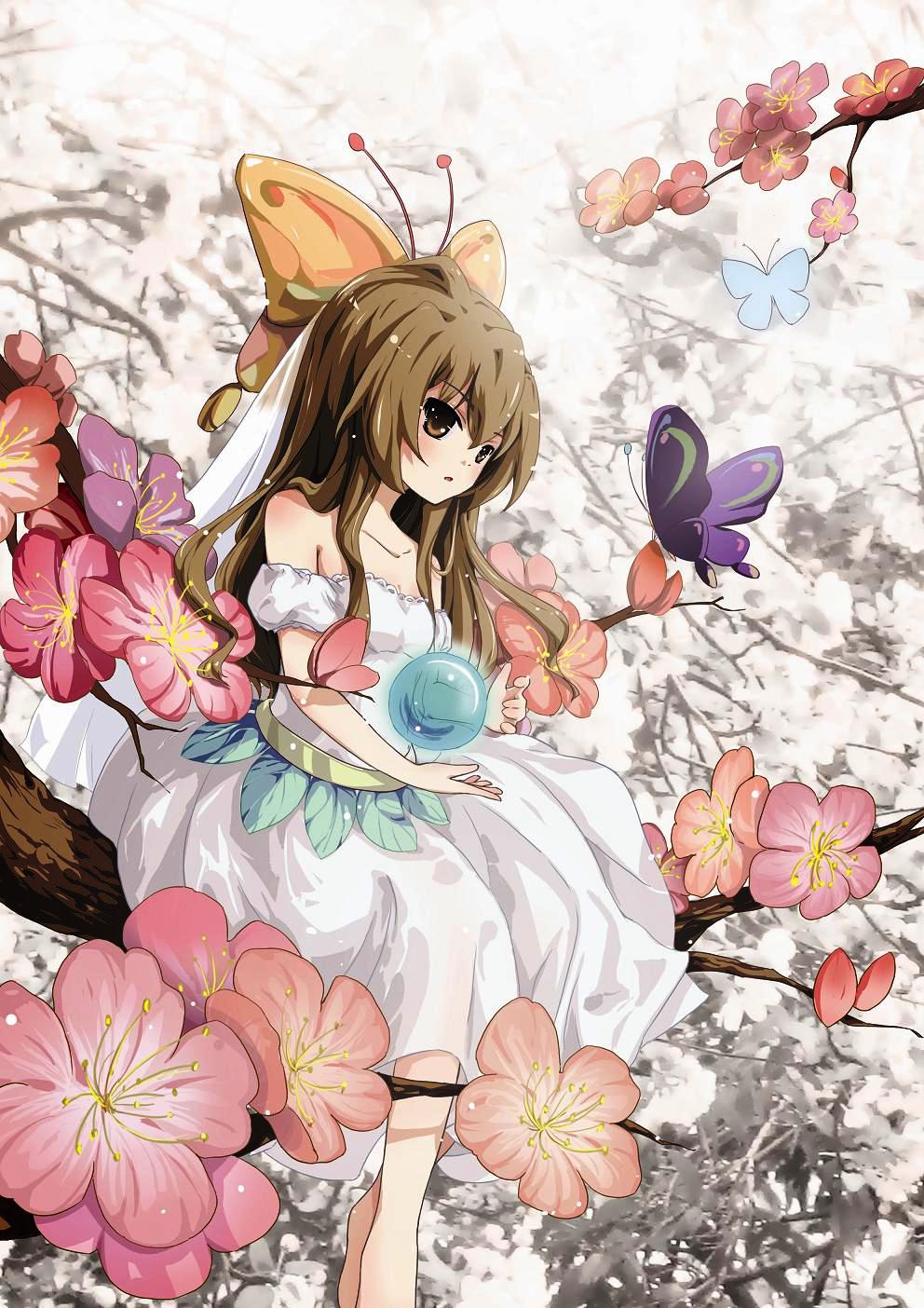 aisaka_taiga, dress, jpeg_artifacts, shomon, toradora!