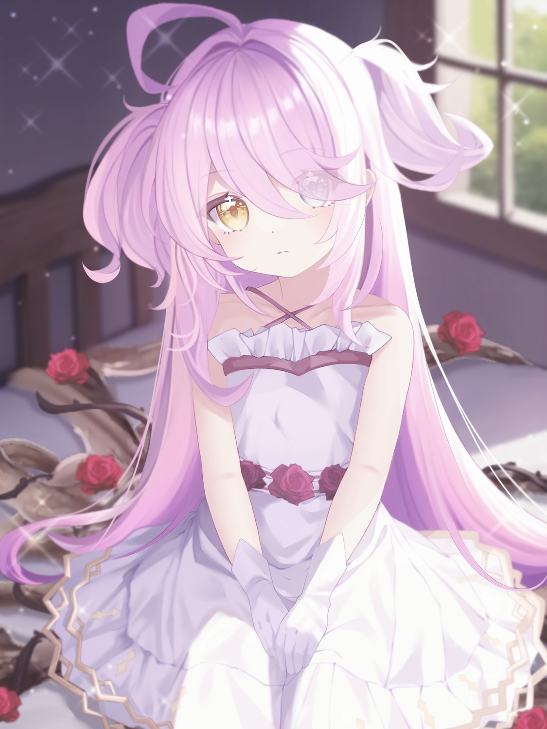 benghuai_xueyuan, dress, heterochromia, honkai_impact, sin_mal0909, sin_mal_(honkai_impact)