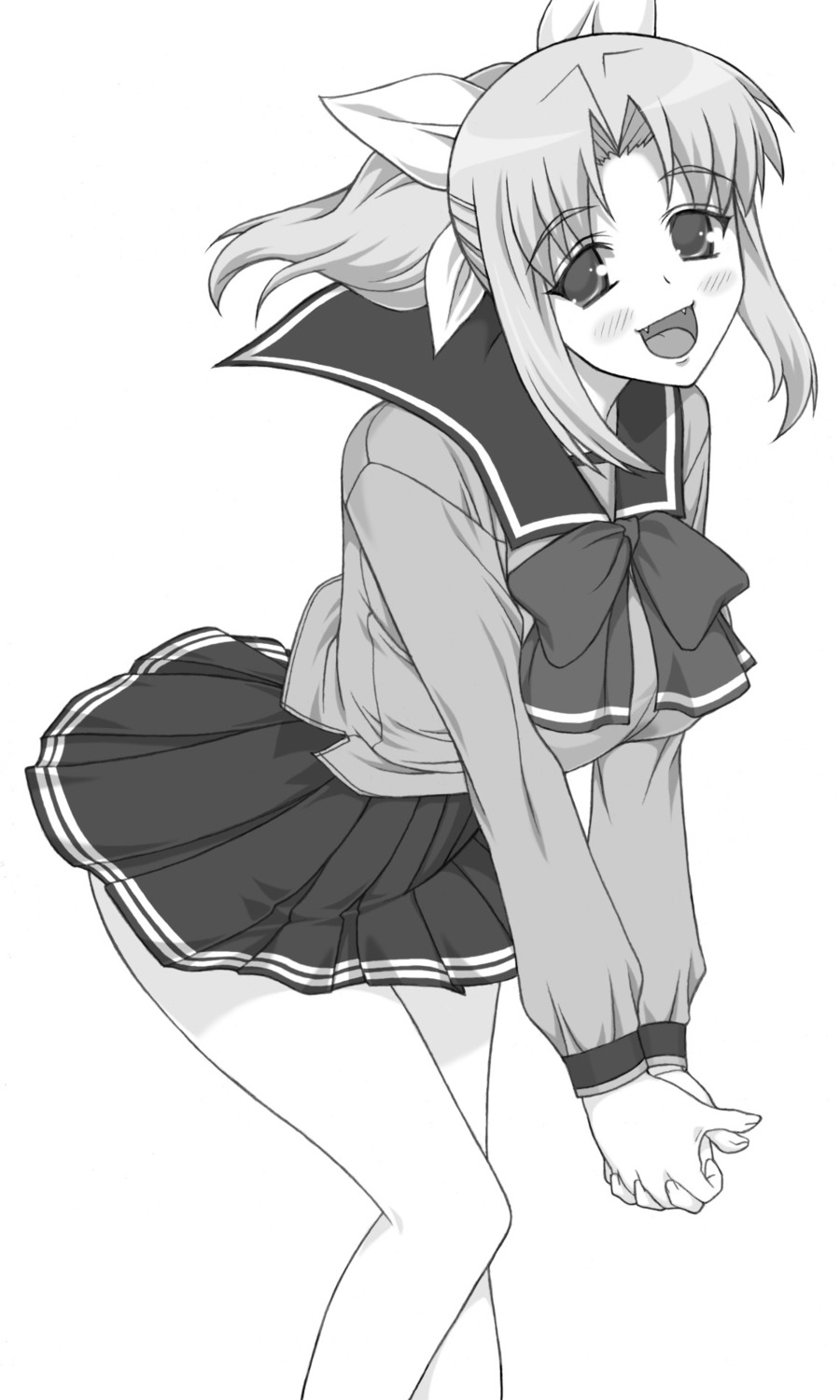 miyauchi_lemmy, monochrome, seifuku, shichimenchou, to_heart, to_heart_(series)