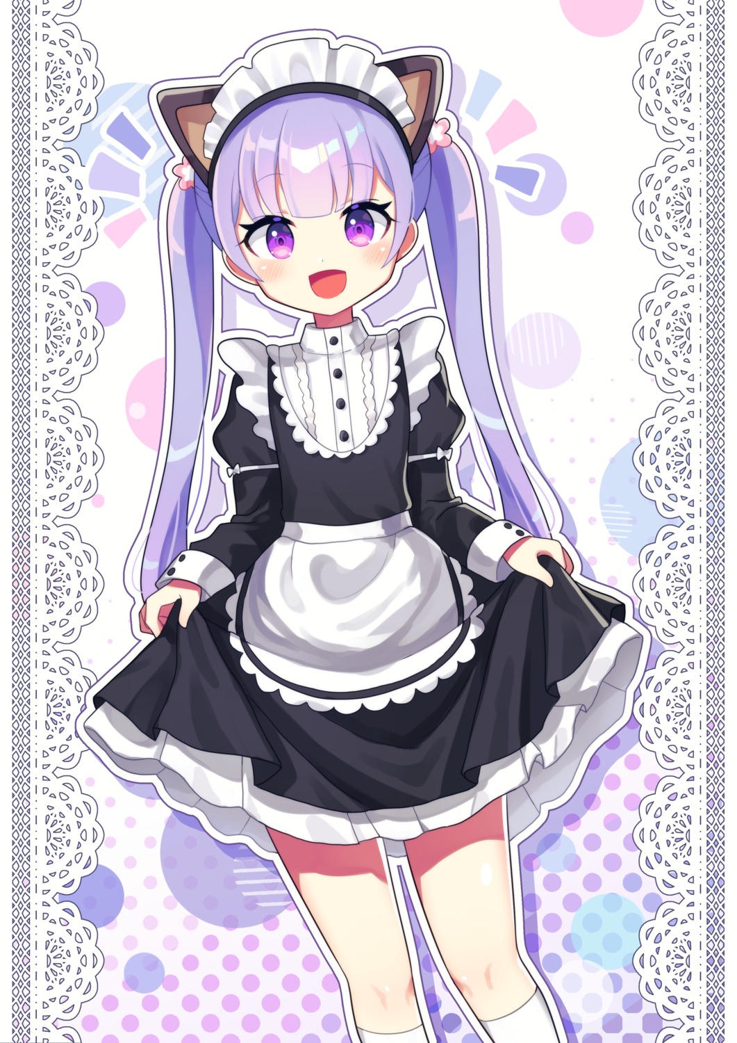 animal_ears, maid, nekomimi, new_game!, offbeatrh, suzukaze_aoba