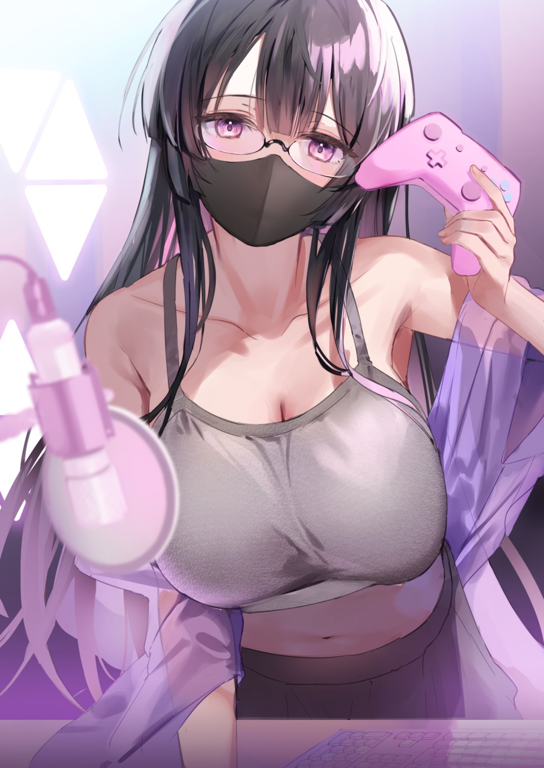 chiro_(norishiro_michiro), megane, see_through