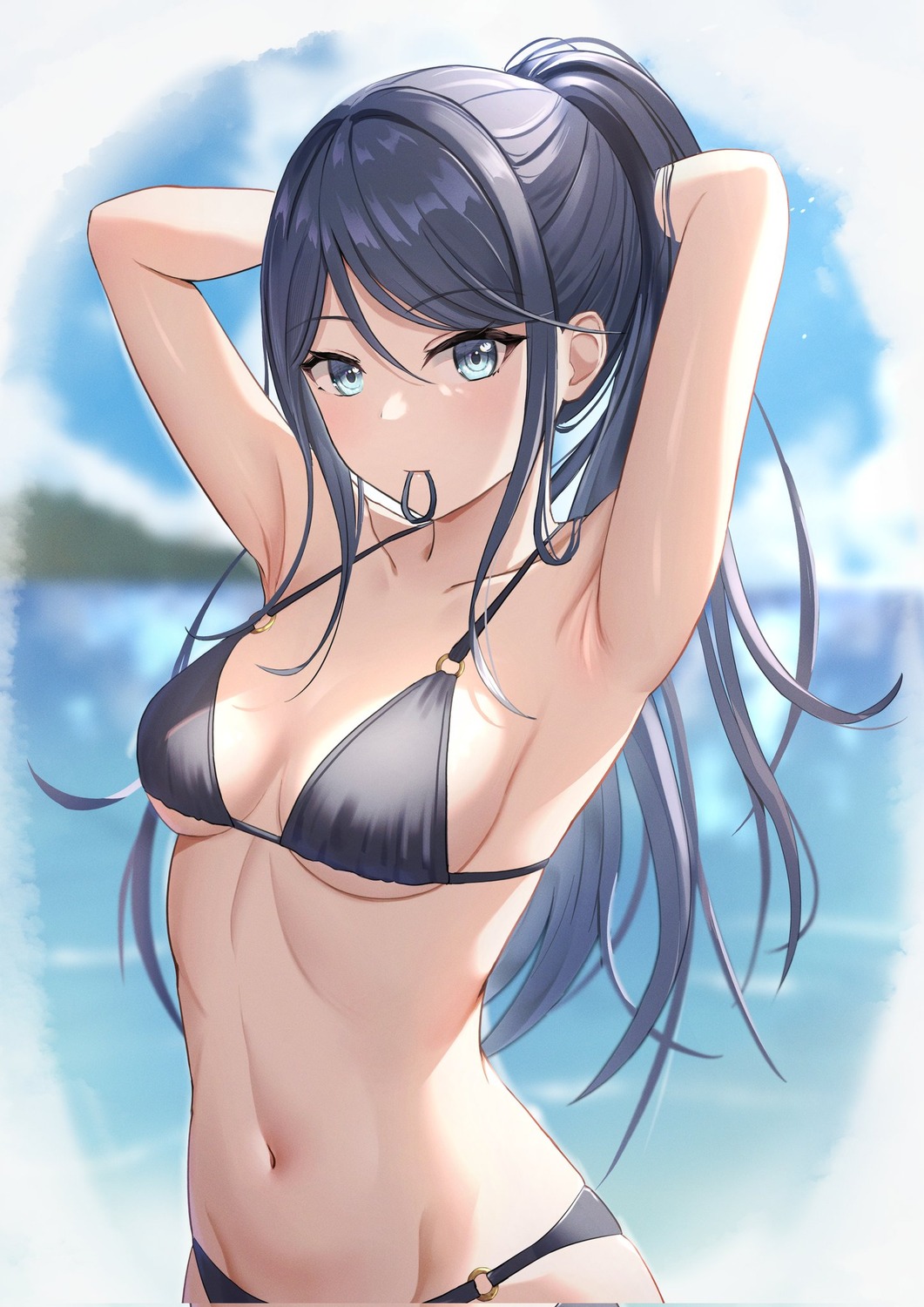 bikini, hoshino_ichika_(project_sekai), loulis_0115, project_sekai, swimsuits