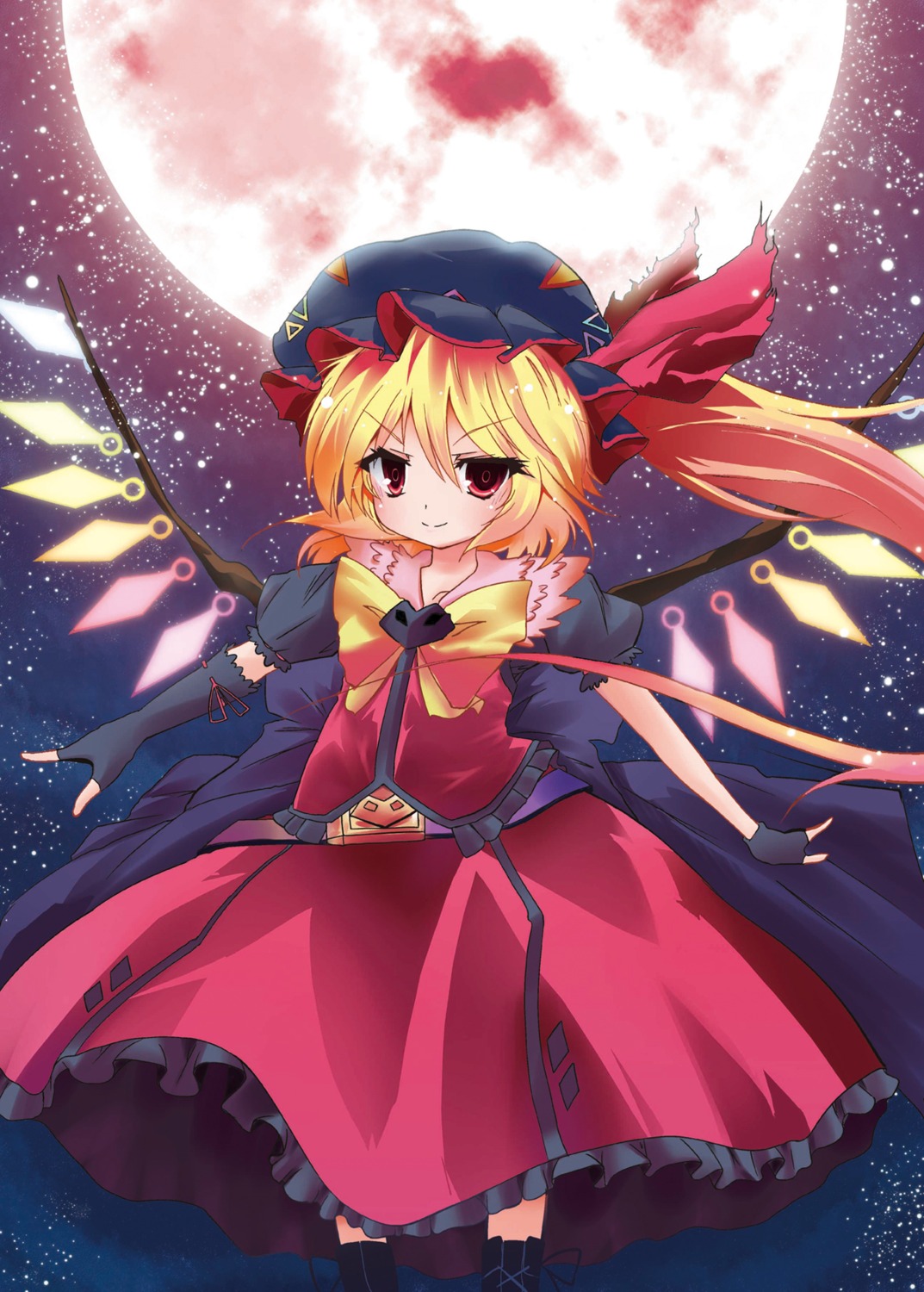 bell_(satappe), flandre_scarlet, touhou, wings