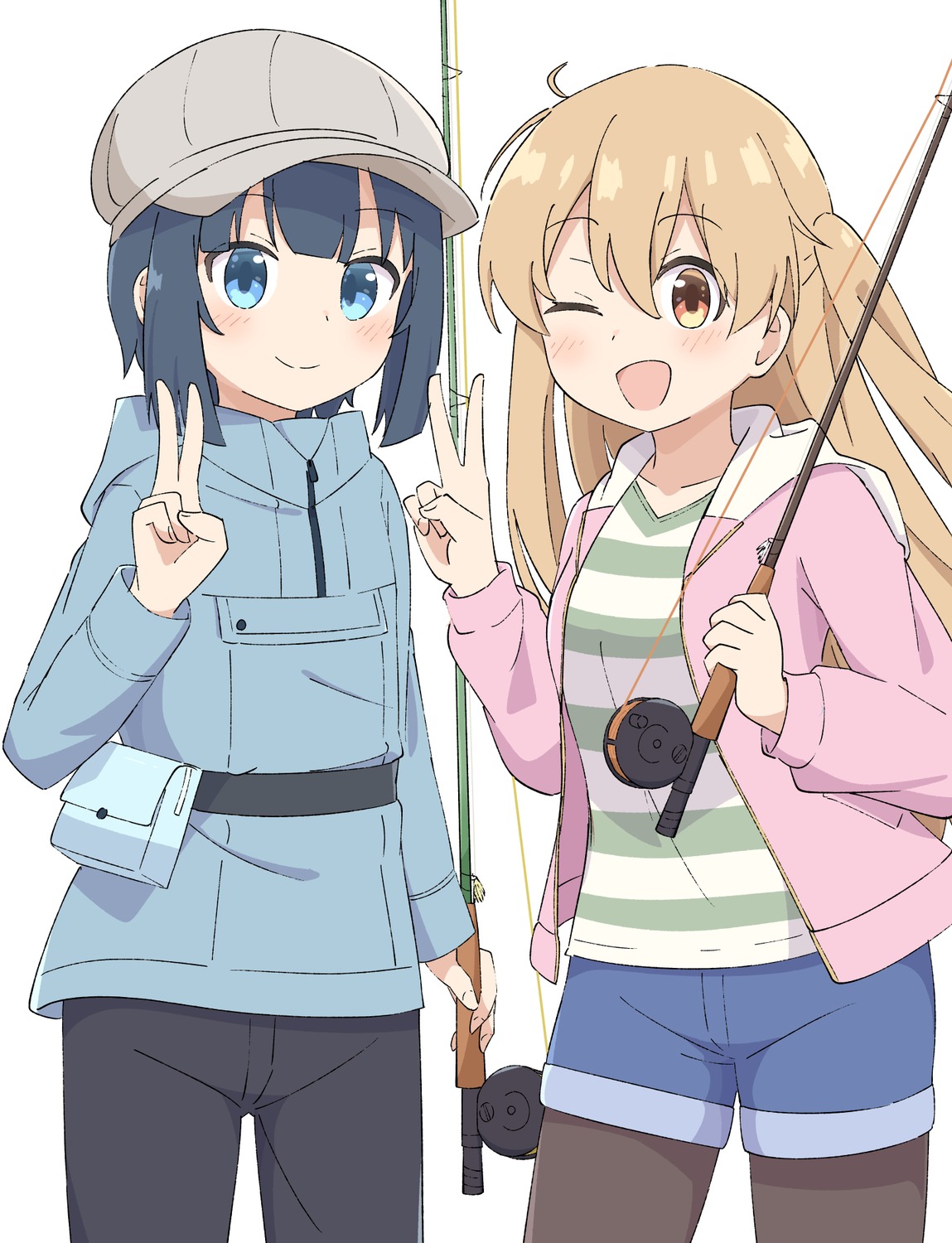 faru_ytori, minagi_hiyori, minagi_koharu, pantyhose, slow_loop
