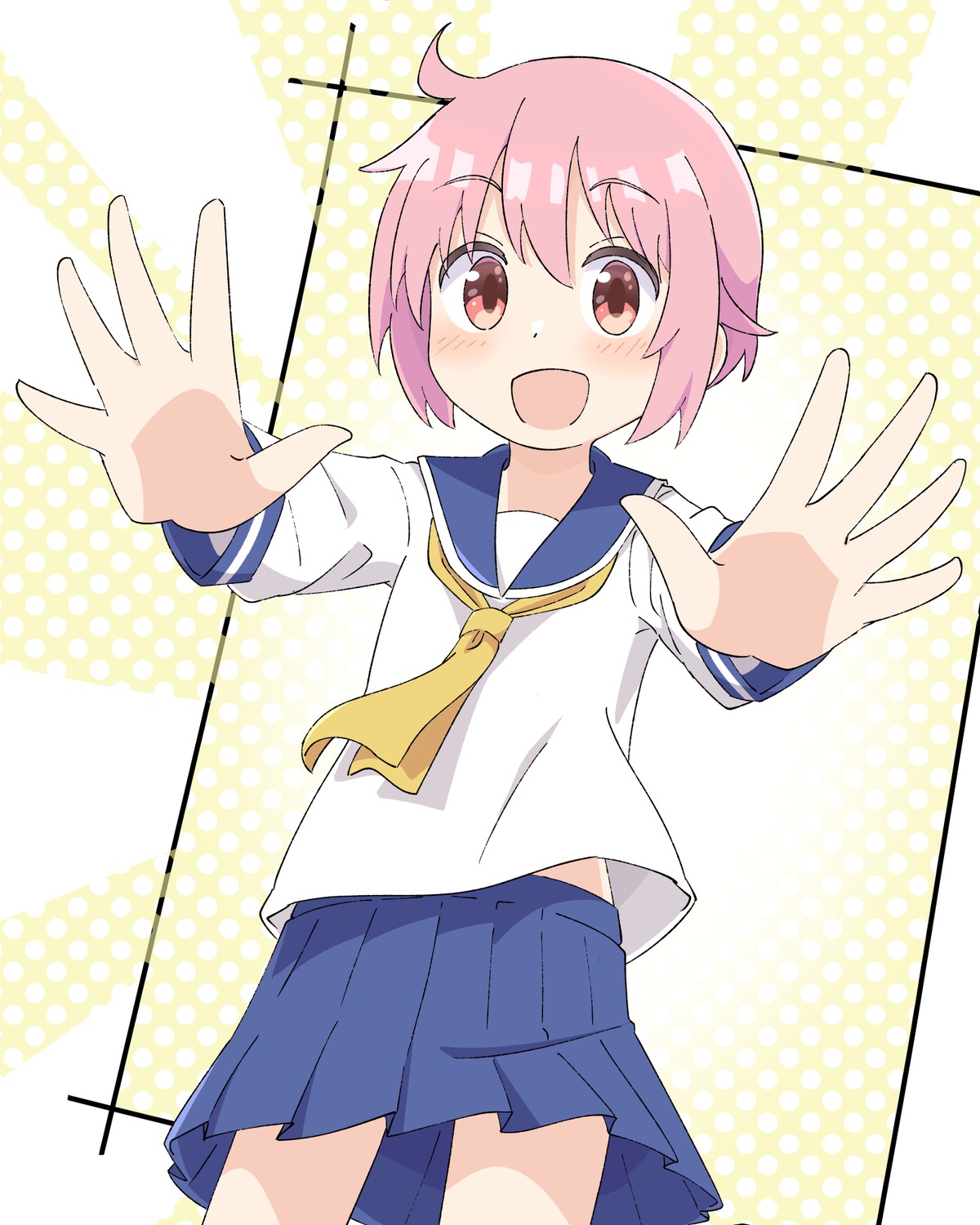 faru_ytori, nonohara_yuzuko, seifuku, yuyushiki