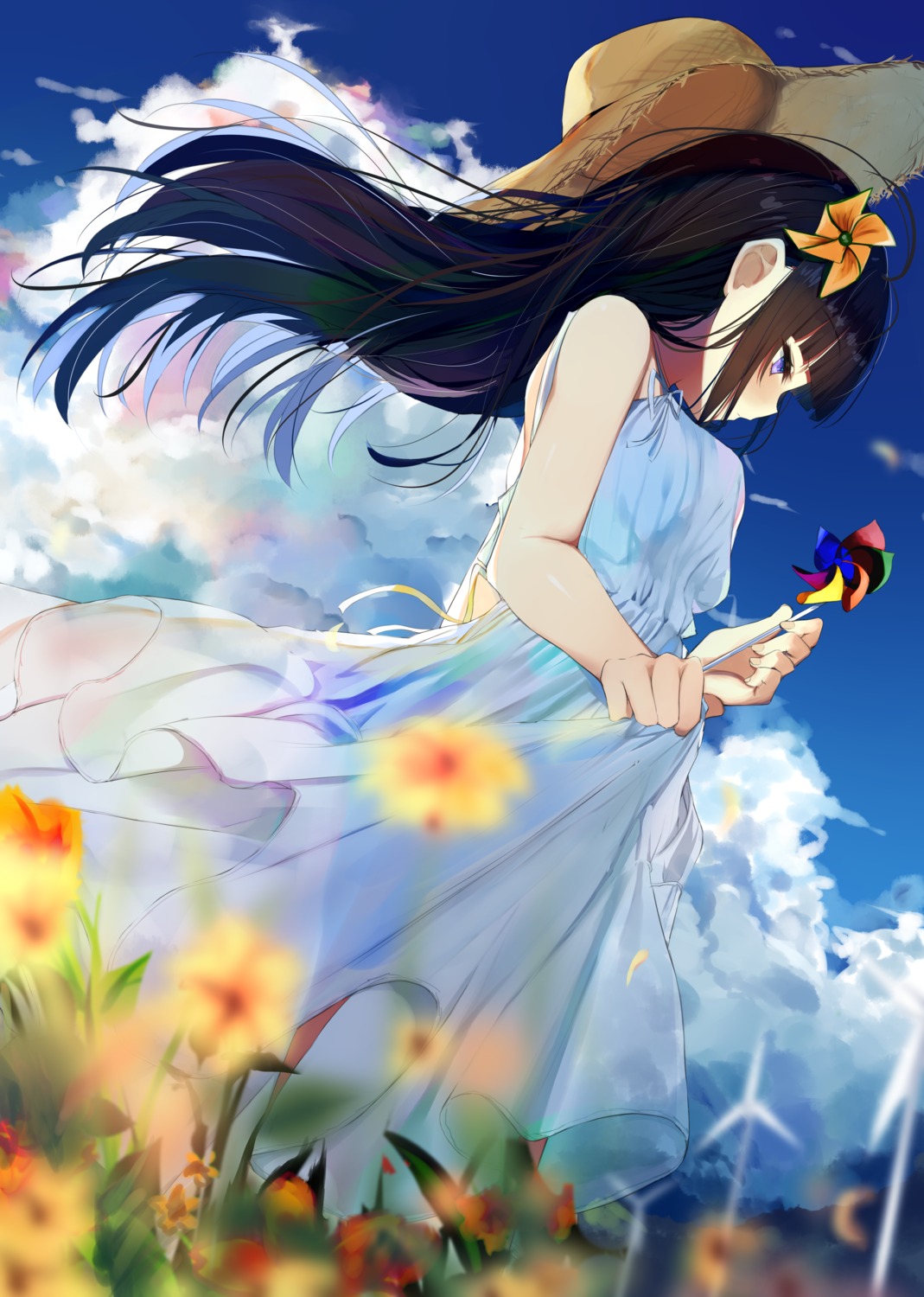 dress, kamizaki_hibana, summer_dress