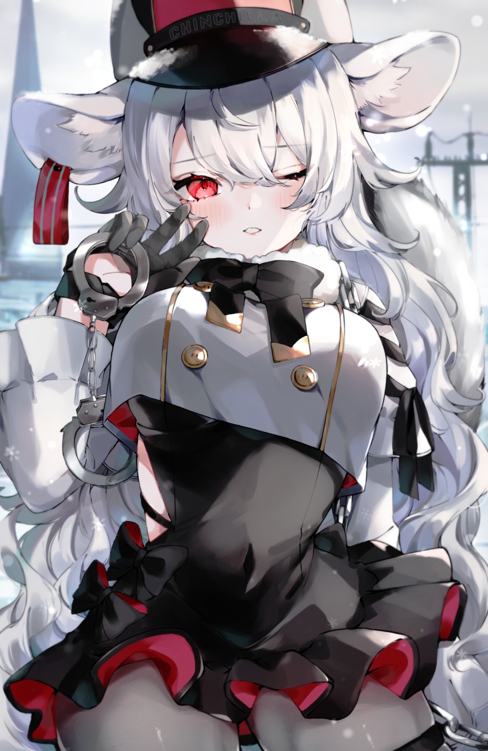 animal_ears, garter, kairi630, pantyhose, tail, uniform