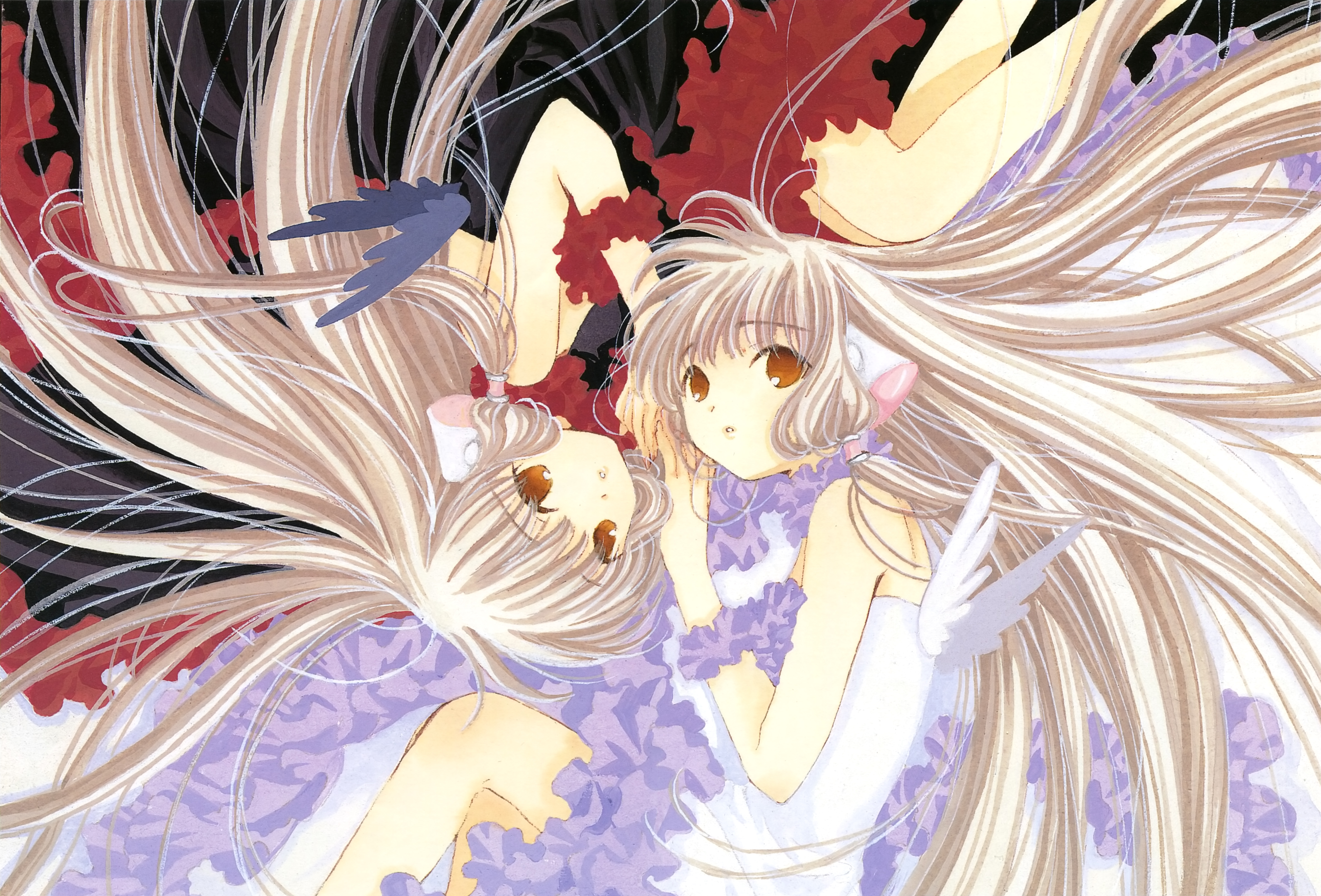 chii, chobits, clamp, dress, fixed, freya, wings