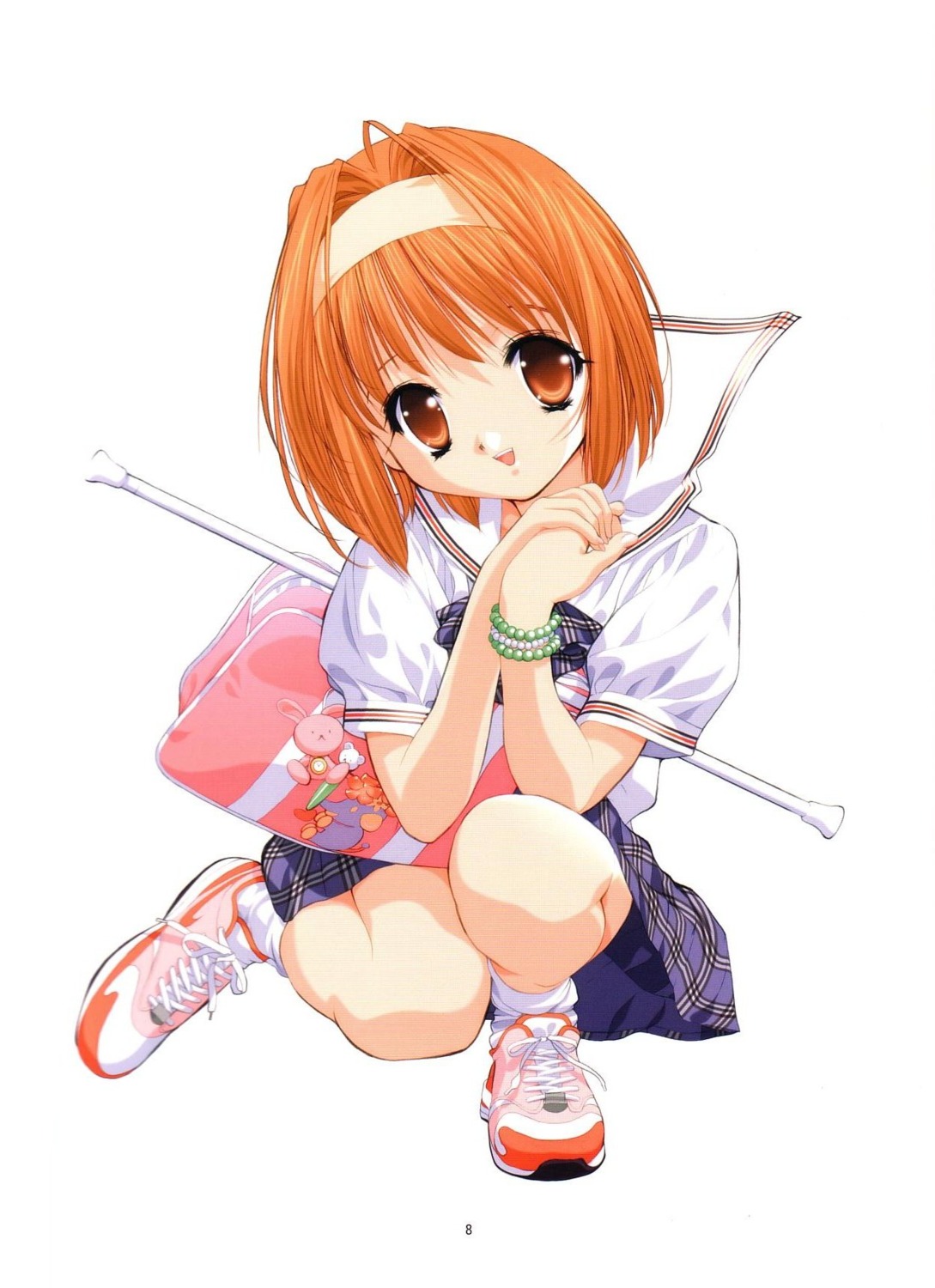 cheerleader, jpeg_artifacts, kaho, scanning_artifacts, sister_princess, tenhiro_naoto