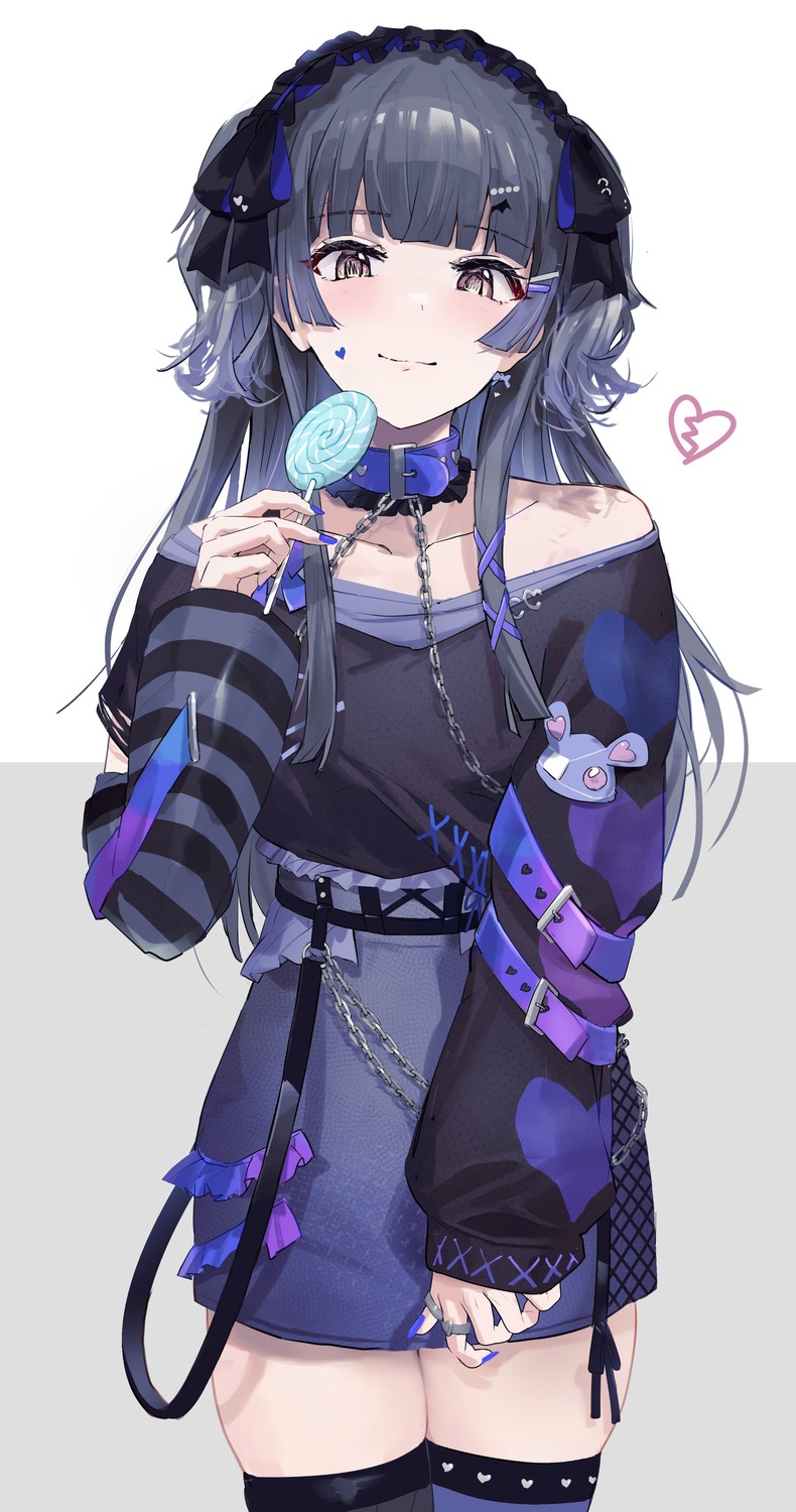 mayuzumi_fuyuko, powder_is_kona, the_idolm@ster, the_idolm@ster_shiny_colors, thighhighs