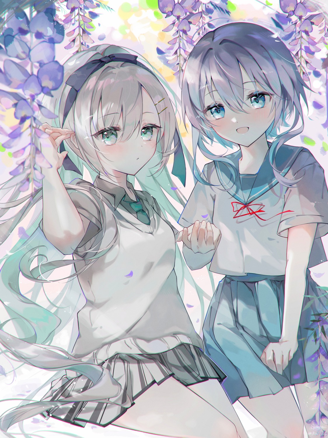 seifuku, sweater, syana_alice