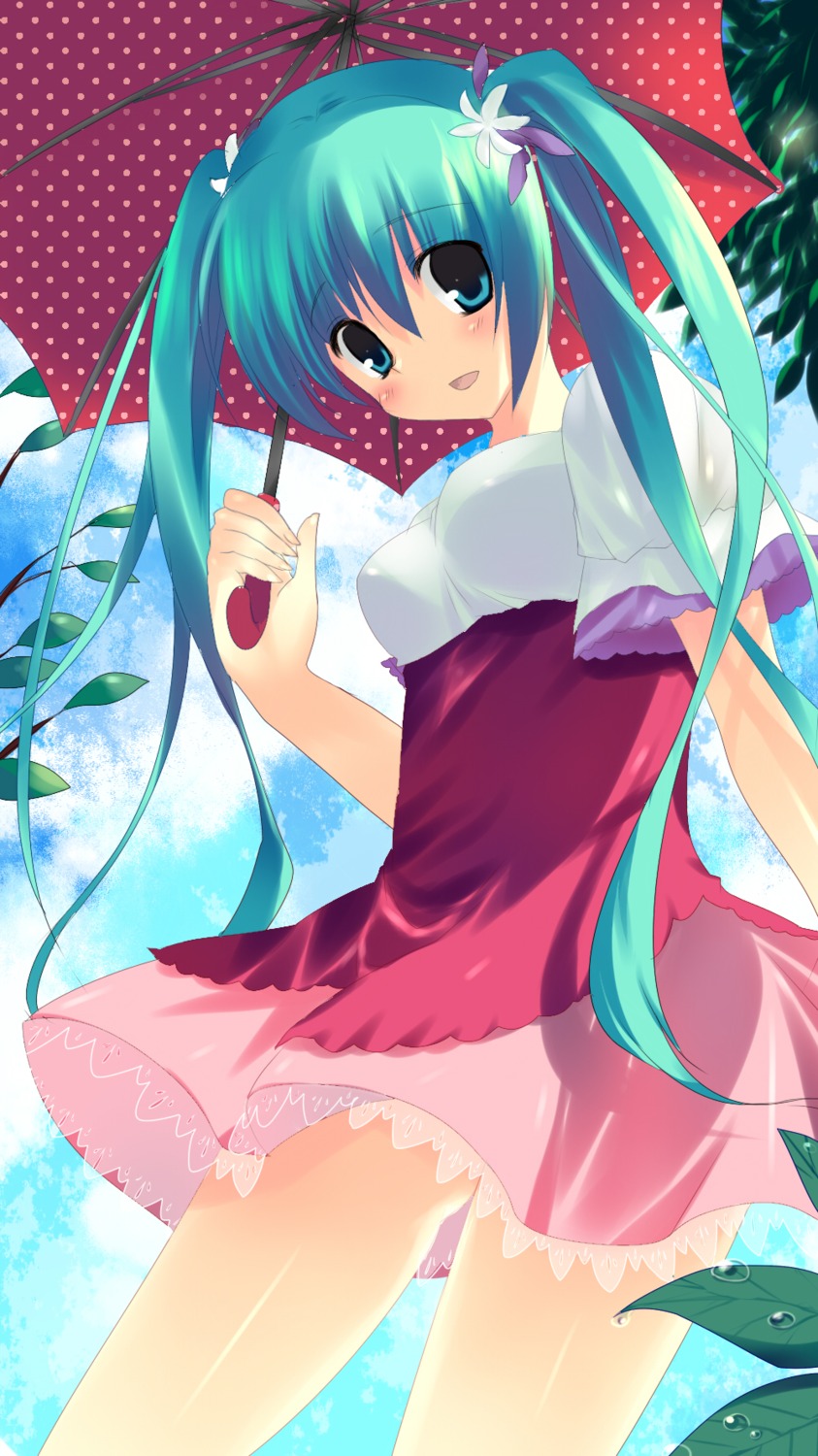 dress, hatsune_miku, kinoko, melt_(vocaloid), vocaloid