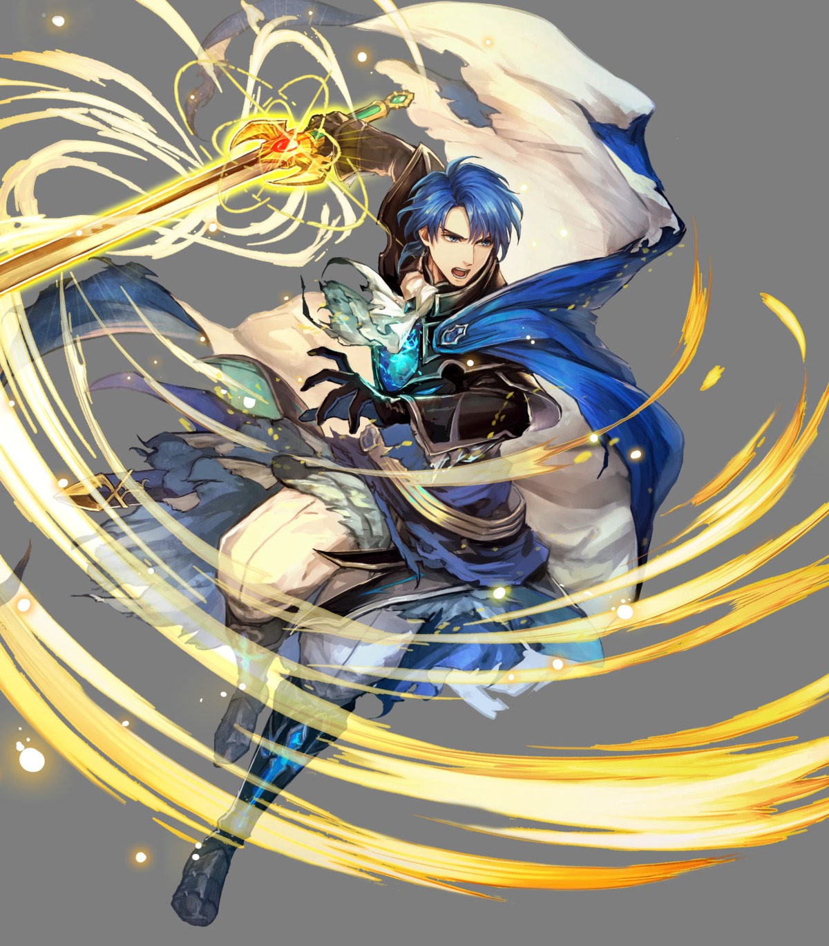 fire_emblem, fire_emblem:_seisen_no_keifu, heels, male, niji_hayashi, nintendo, sigurd_(fire_emblem), sword, torn_clothes, uniform