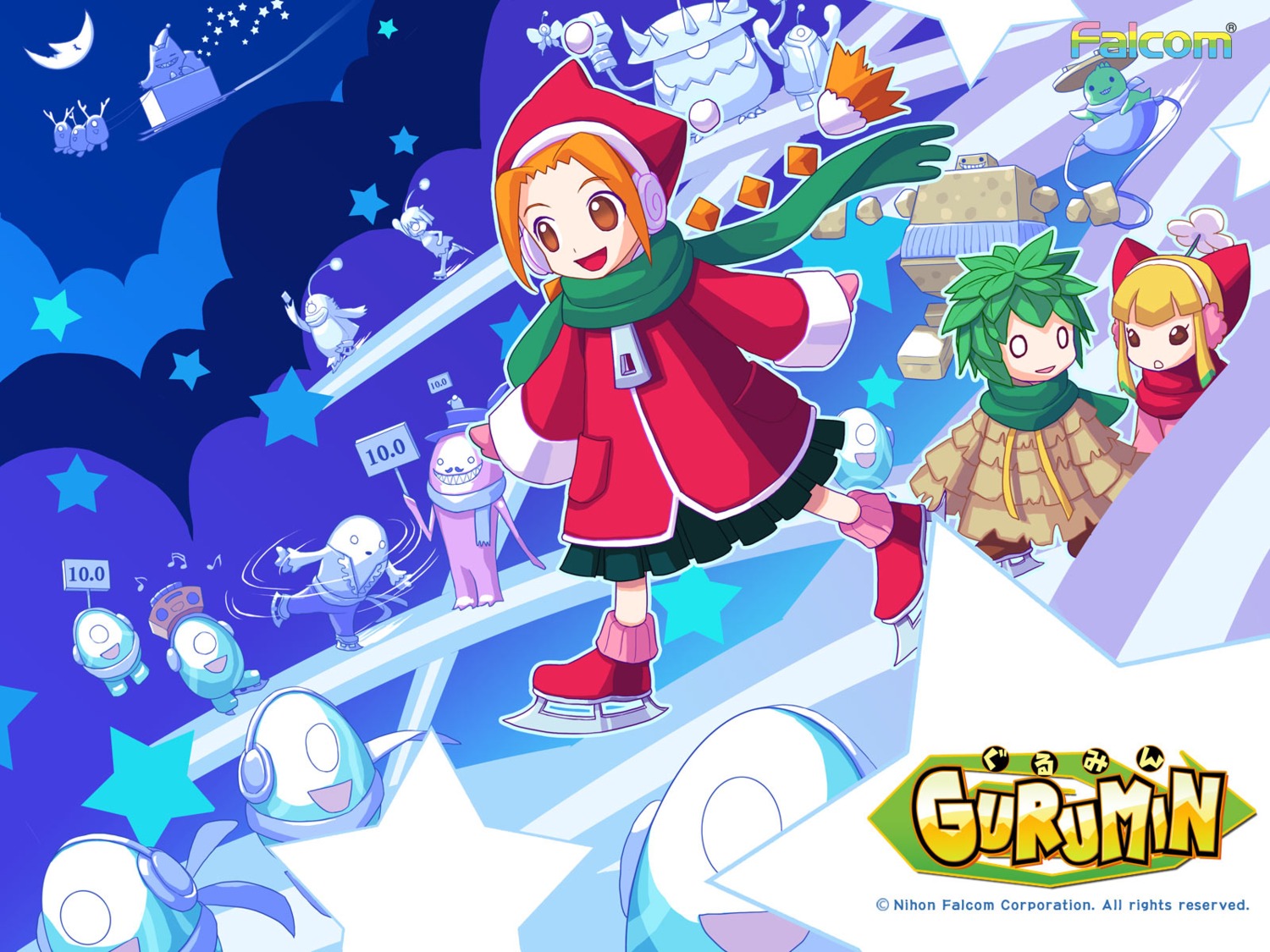 falcom, gurumin, parin, wallpaper