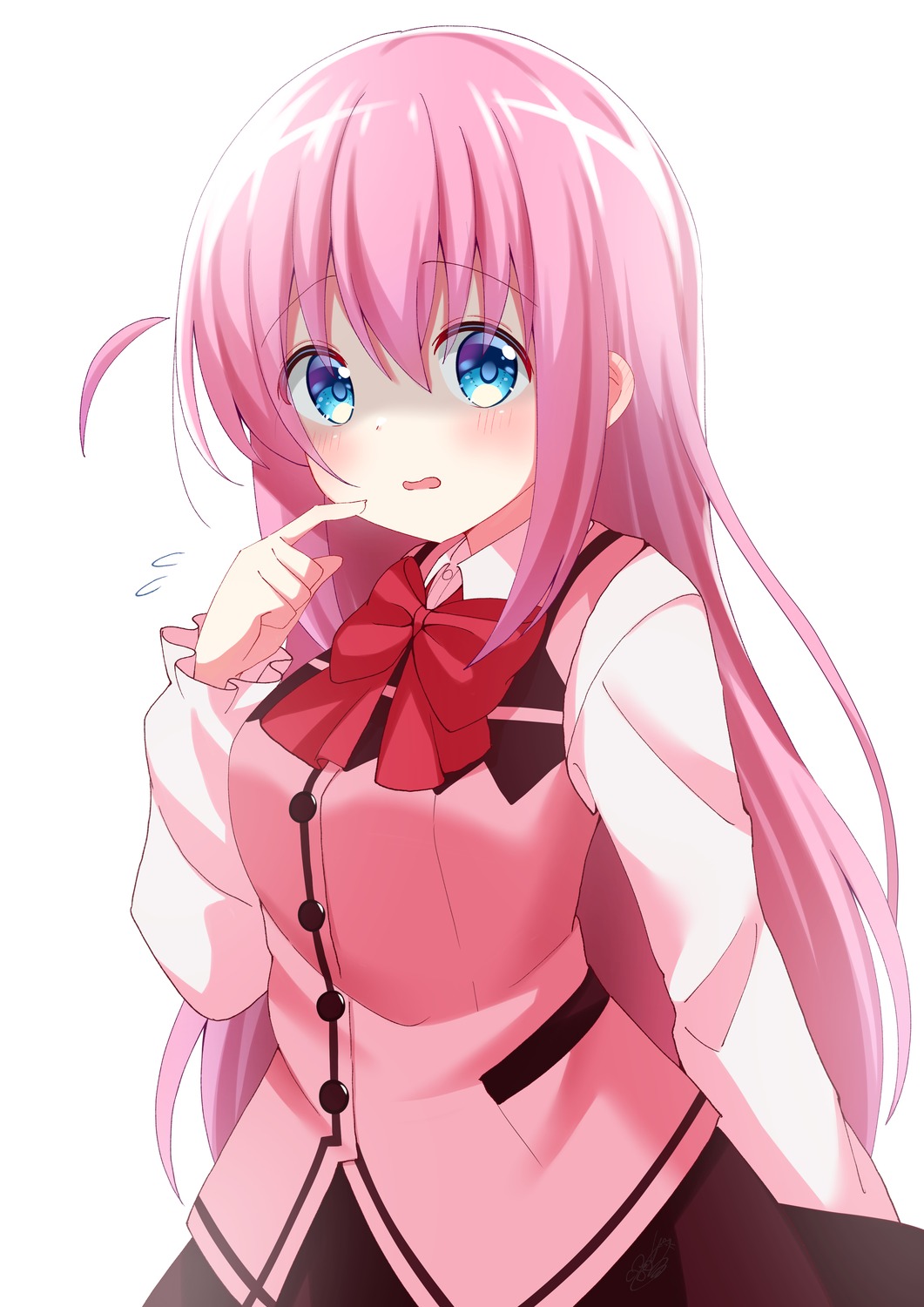 bocchi_the_rock!, cosplay, gochuumon_wa_usagi_desu_ka?, gotou_hitori, maple_0126, waitress
