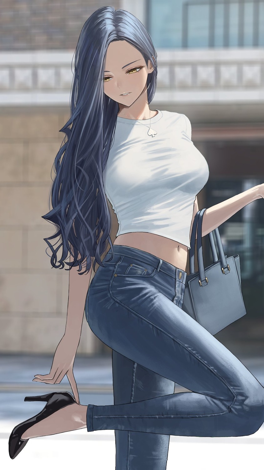 hara_kenshi, heels, kimishima_touka