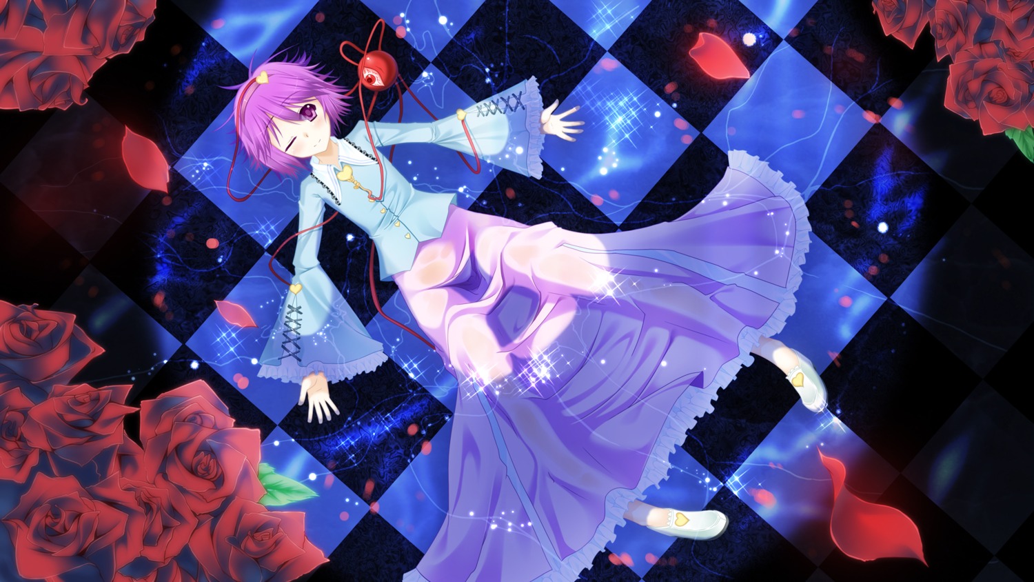 kirise_mitsuru, komeiji_satori, touhou, wallpaper