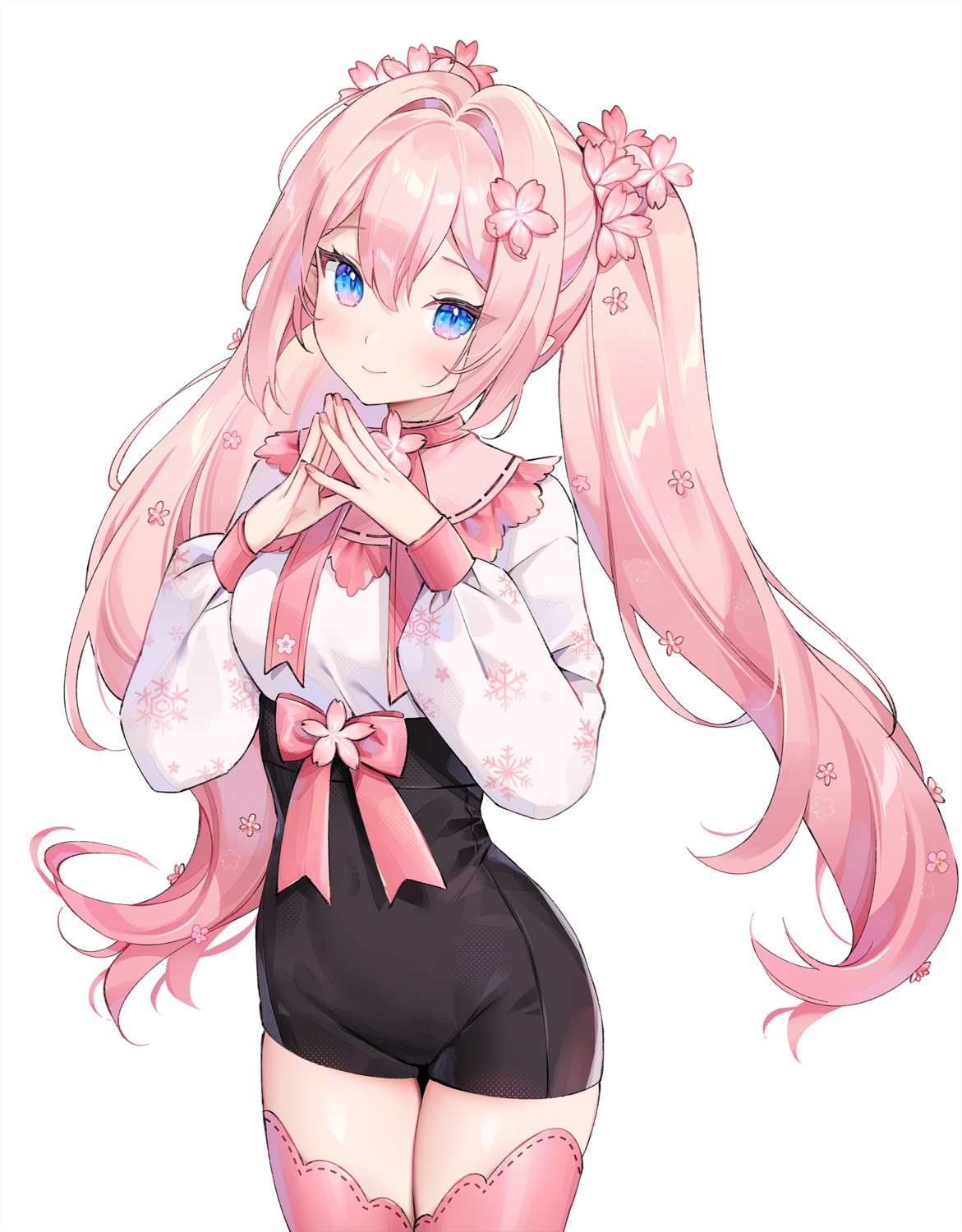 nami_(nyaa), pointy_ears, thighhighs