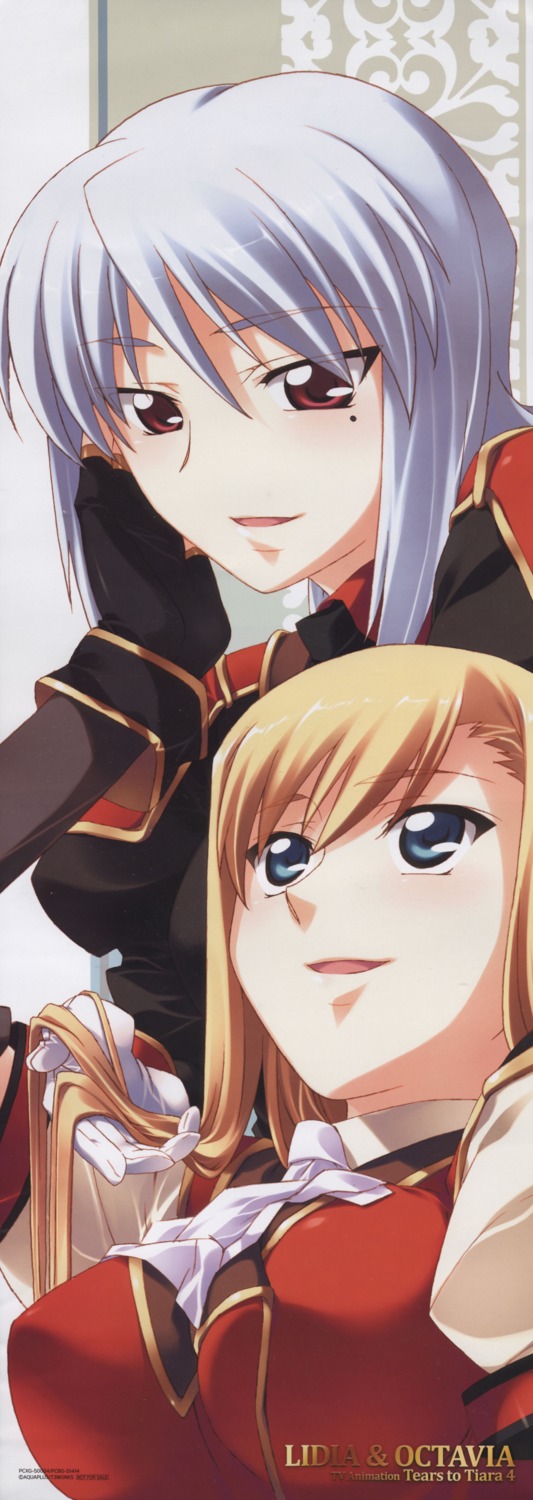 lidia, octavia, scanning_dust, stick_poster, tears_to_tiara