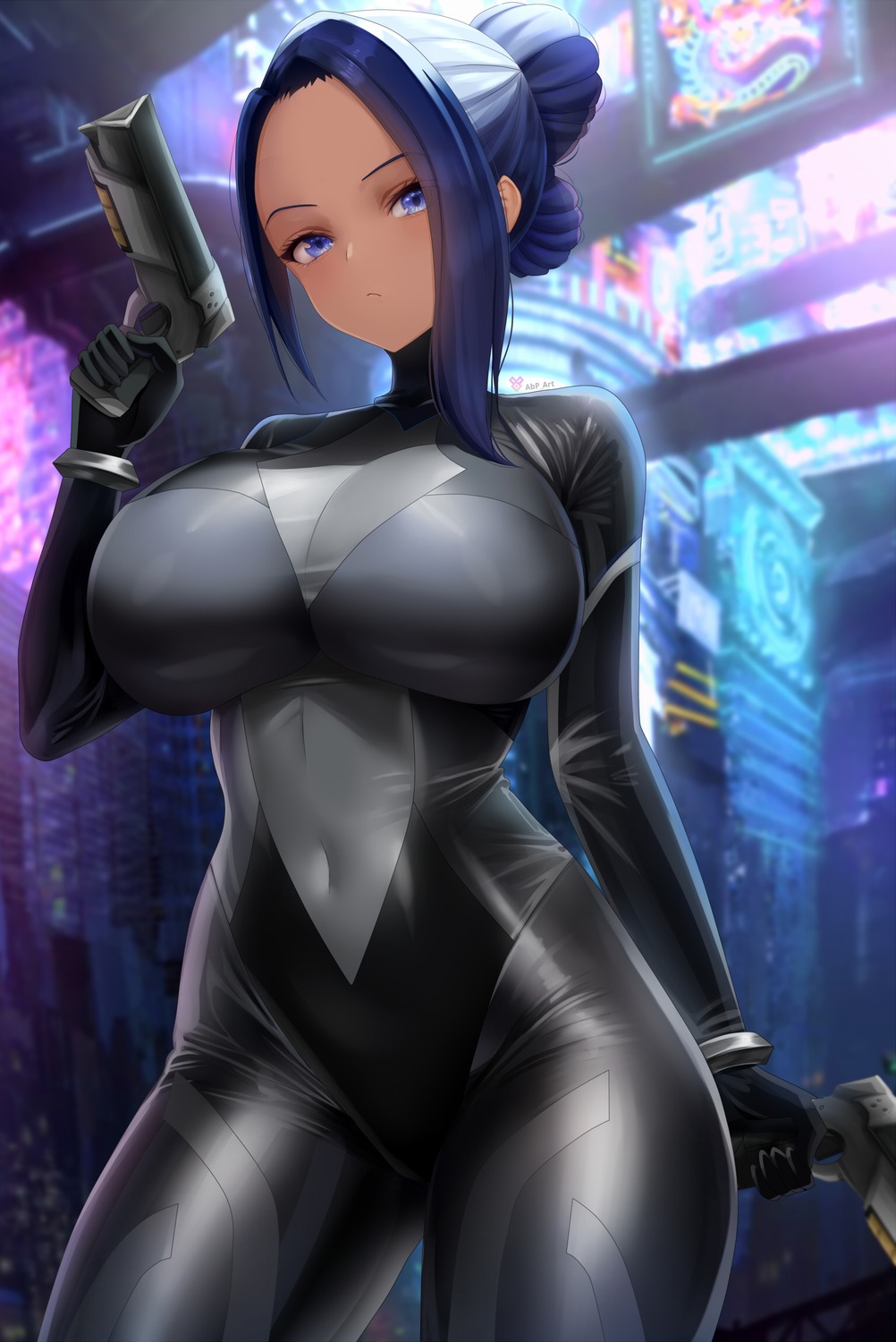 abpart, bodysuit, gun, tatakau_ni_ataisuru