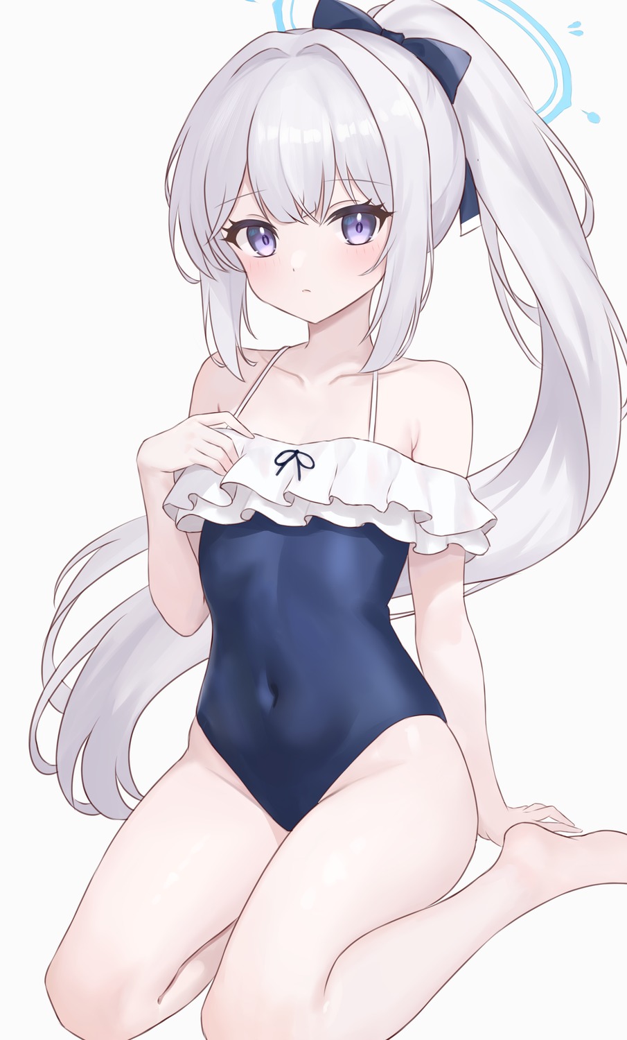 blue_archive, fanteam, halo, swimsuits, tsukiyuki_miyako