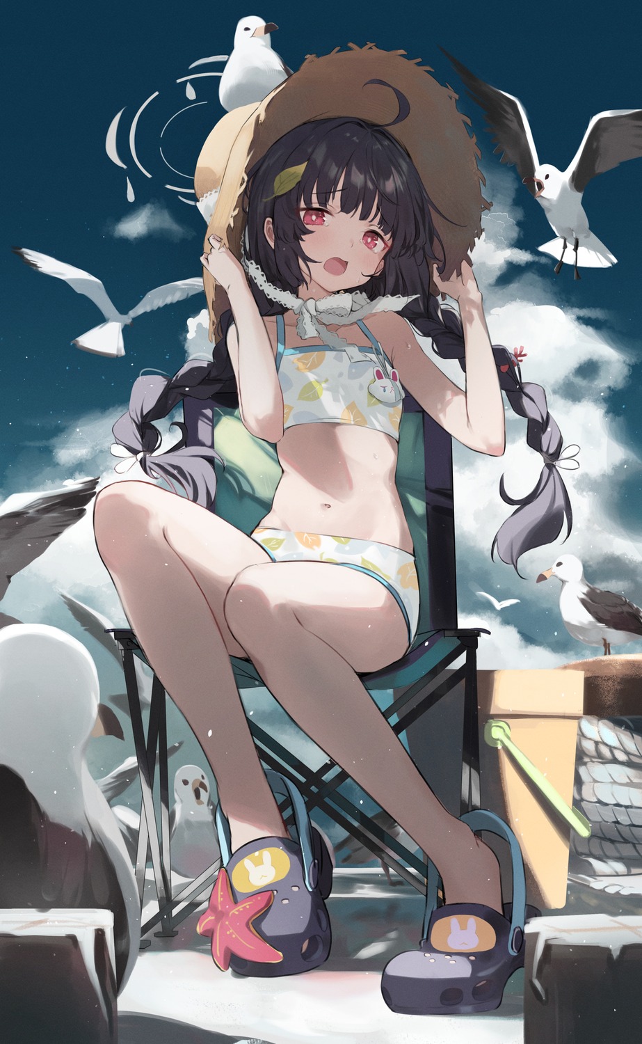 bikini, blue_archive, halo, kasumizawa_miyu, swimsuits, timo_wei95