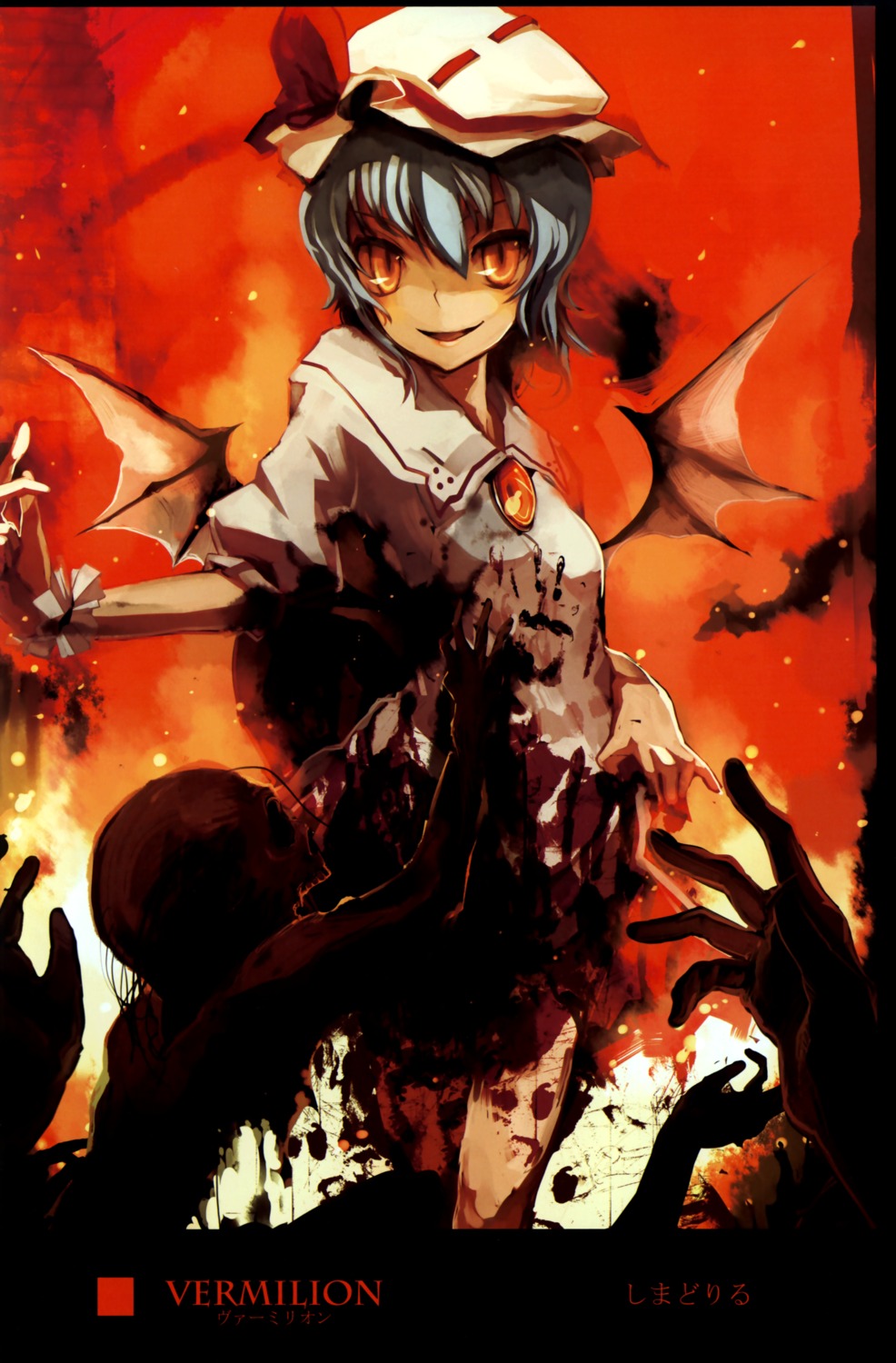 remilia_scarlet, shimadoriru, touhou, wings