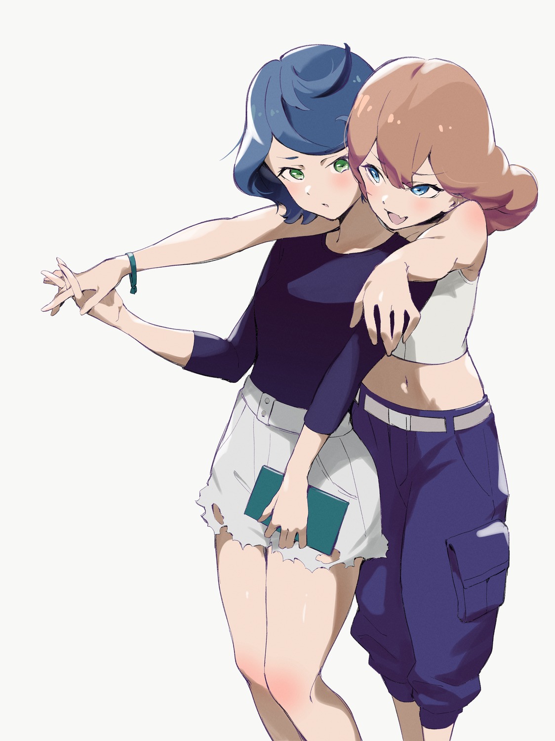 gundam, gundam_suisei_no_majo, koiori, norea_du_noc, sophie_pulone, torn_clothes, yuri