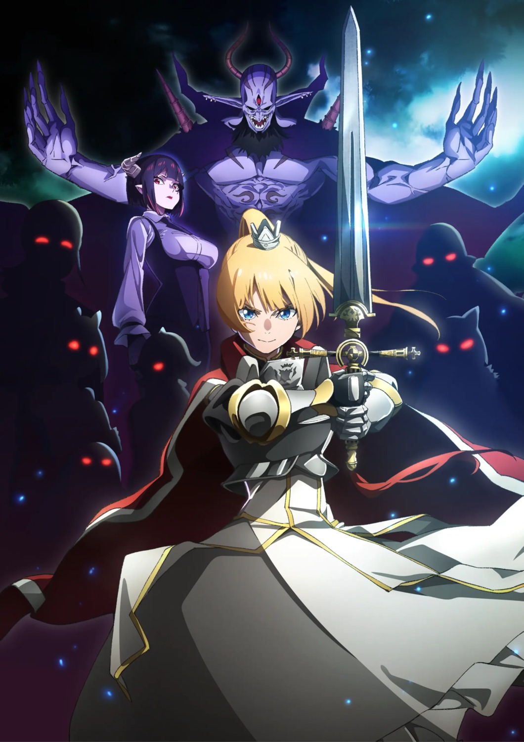 armor, dress, ex_(himegou), hime-sama_"goumon"_no_jikan_desu, hime_(himegou), horns, inki_(himegou), krall_(himegou)