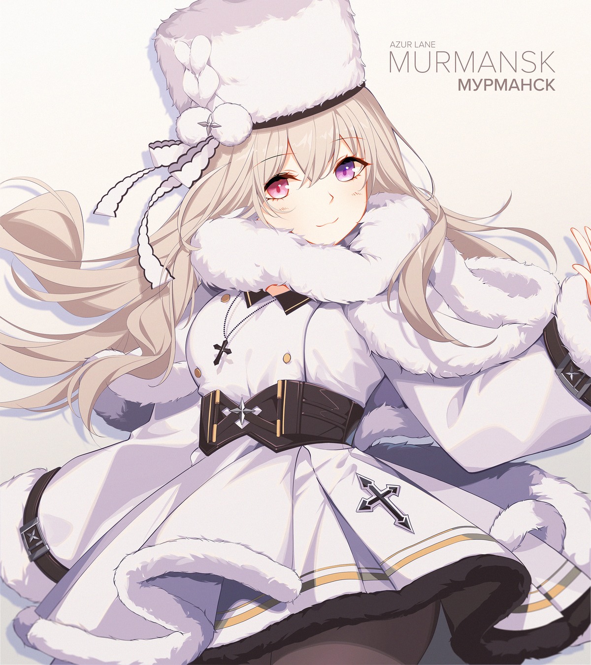 azur_lane, heterochromia, murmansk_(azur_lane), pantyhose, rabe26k, uniform