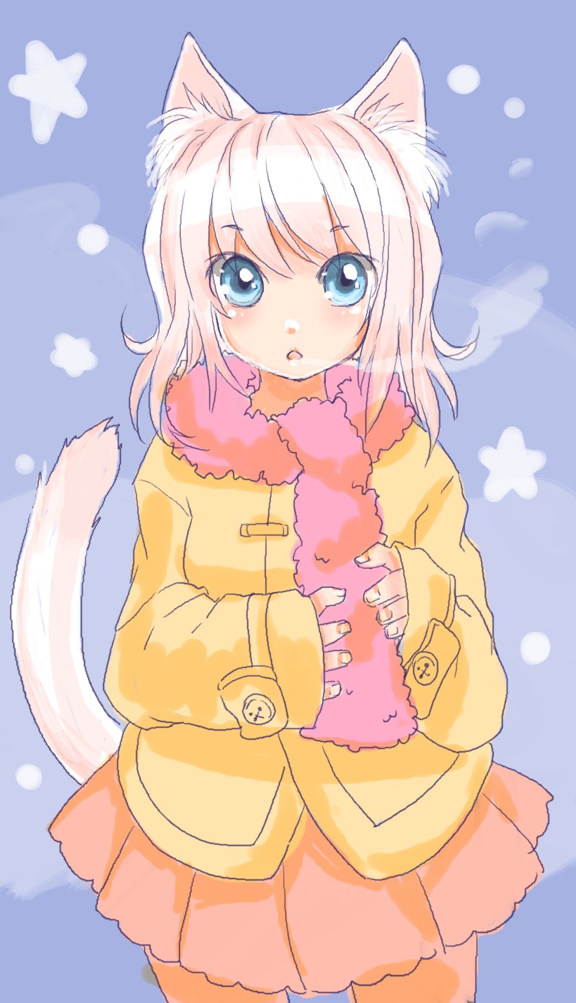 animal_ears, mosho, nekomimi, tail