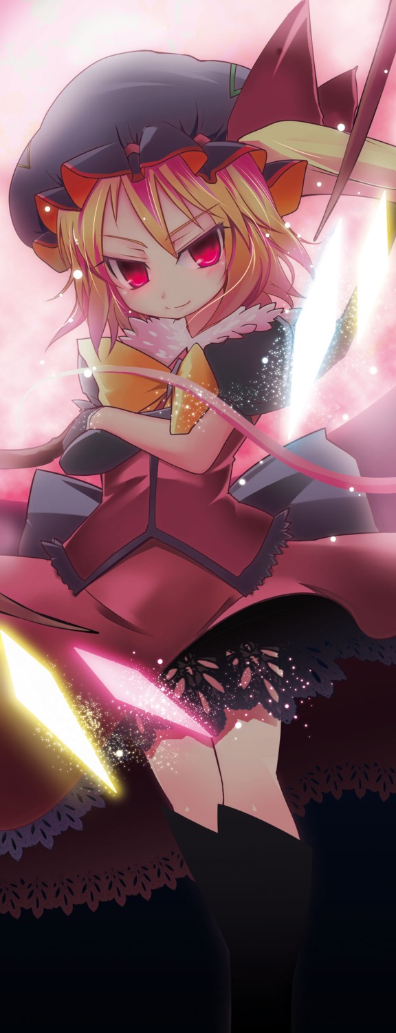 bell_(satappe), flandre_scarlet, touhou, wings