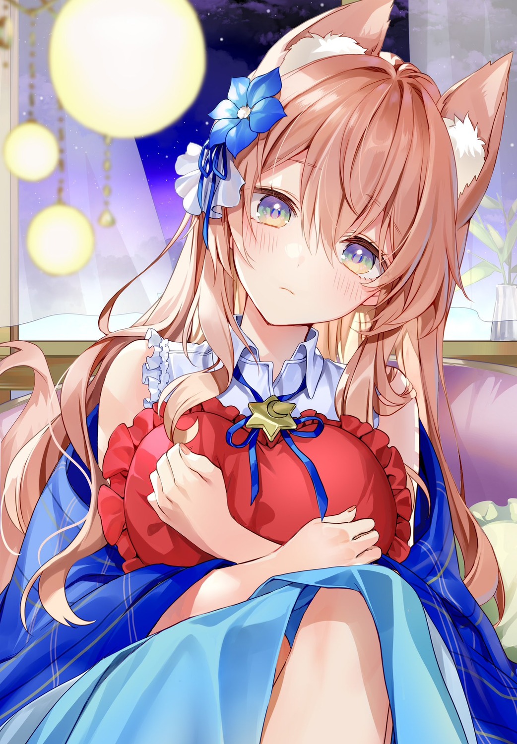 animal_ears, hizuki_rurufu, nilitsu, snack_nili, tail