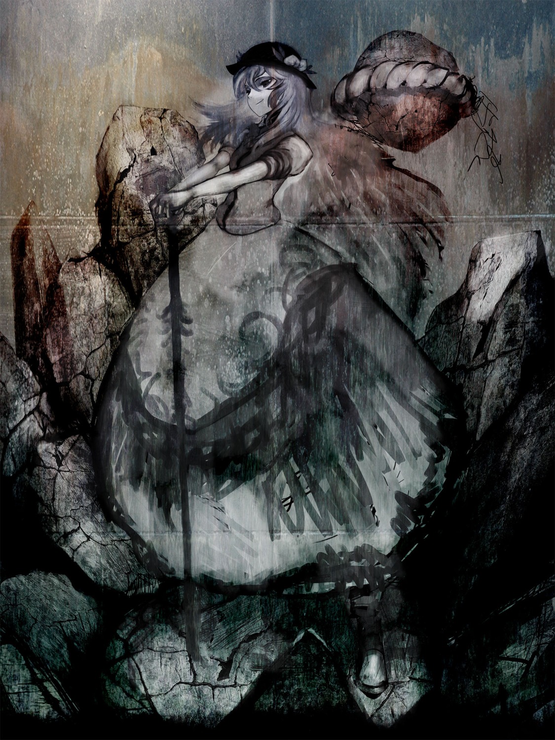 cong1991, hinanawi_tenshi, sword, touhou
